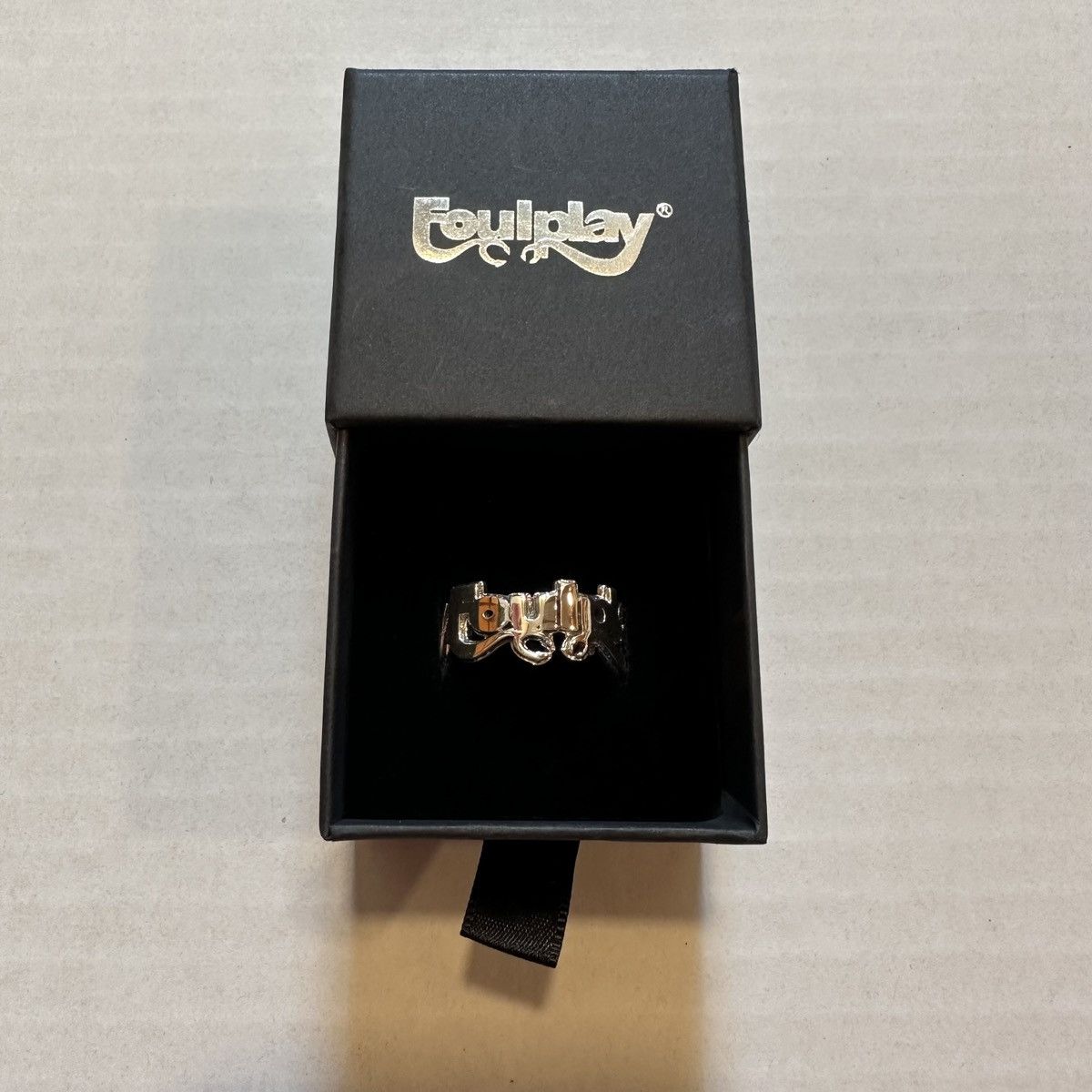 Foulplay Company Foulplay .925 Silver Wordmark Ring Size ONE SIZE - 3 Thumbnail