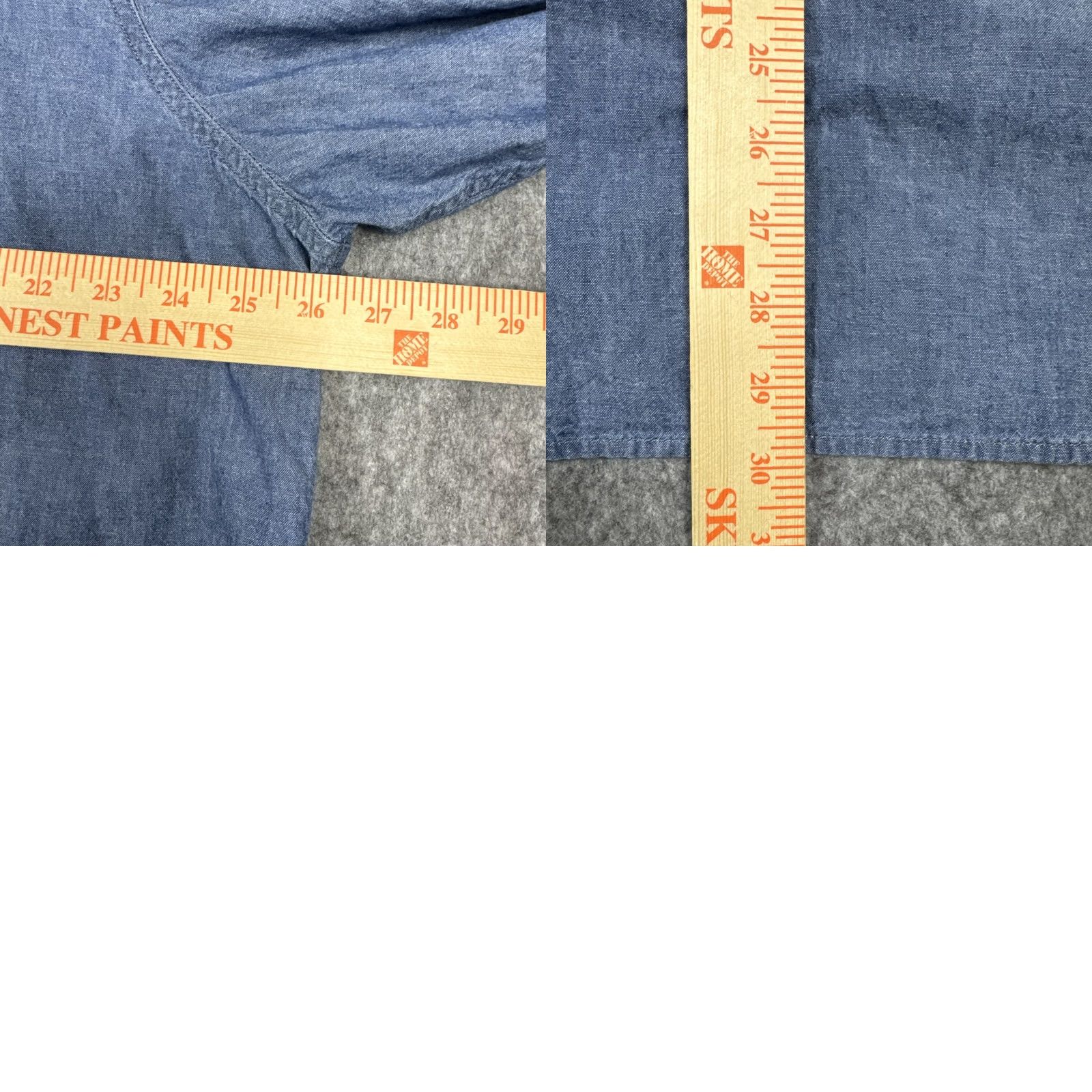 Levi's Levi Strauss Jackson Worker Denim Shirt Mens Relaxed Fit Size XXL Blue Chambray Size US XXL / EU 58 / 5 - 8 Thumbnail