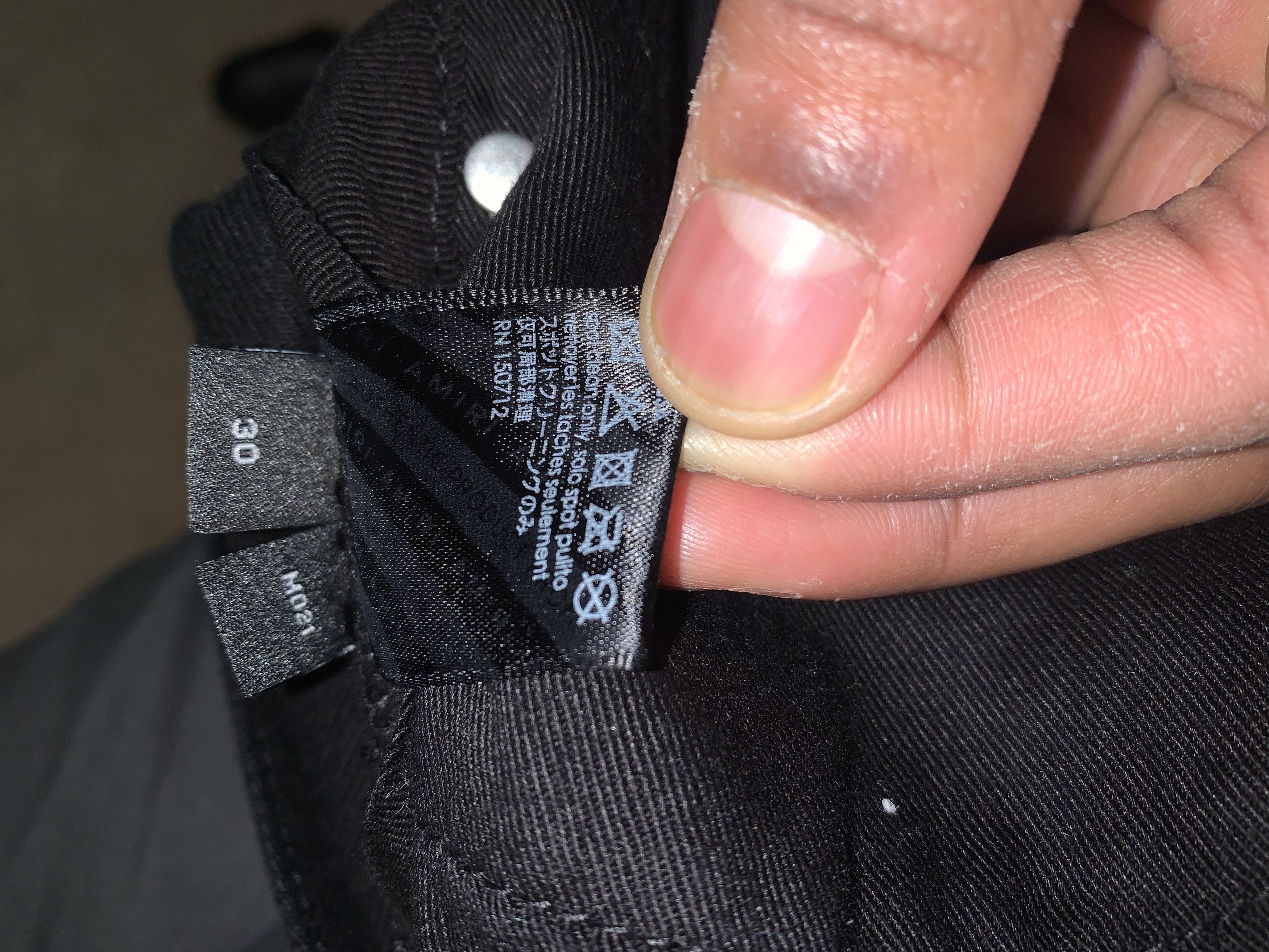 Amiri AMIRI Black Arts District Jeans Size US 30 / EU 46 - 10 Thumbnail