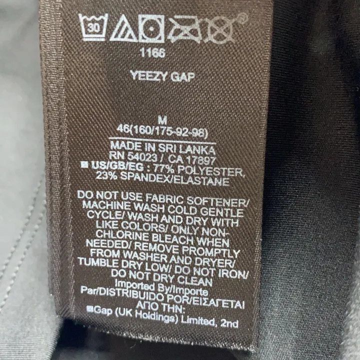 Balenciaga YEEZY x Gap x Balenciaga Black Long Sleeve Top 0079-2507 Size M / US 6-8 / IT 42-44 - 4 Thumbnail