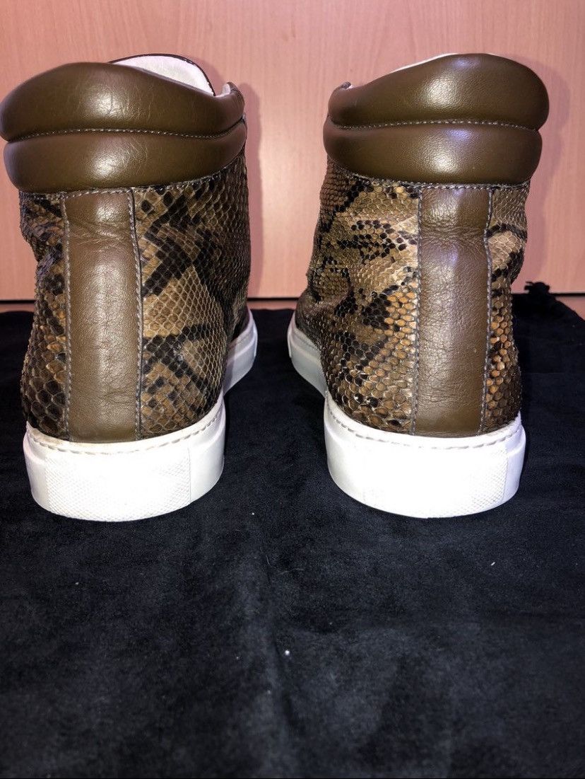 Philipp Plein Python Skin Philipp Plein High-Top Sneaker Size US 10.5 / EU 43-44 - 4 Thumbnail