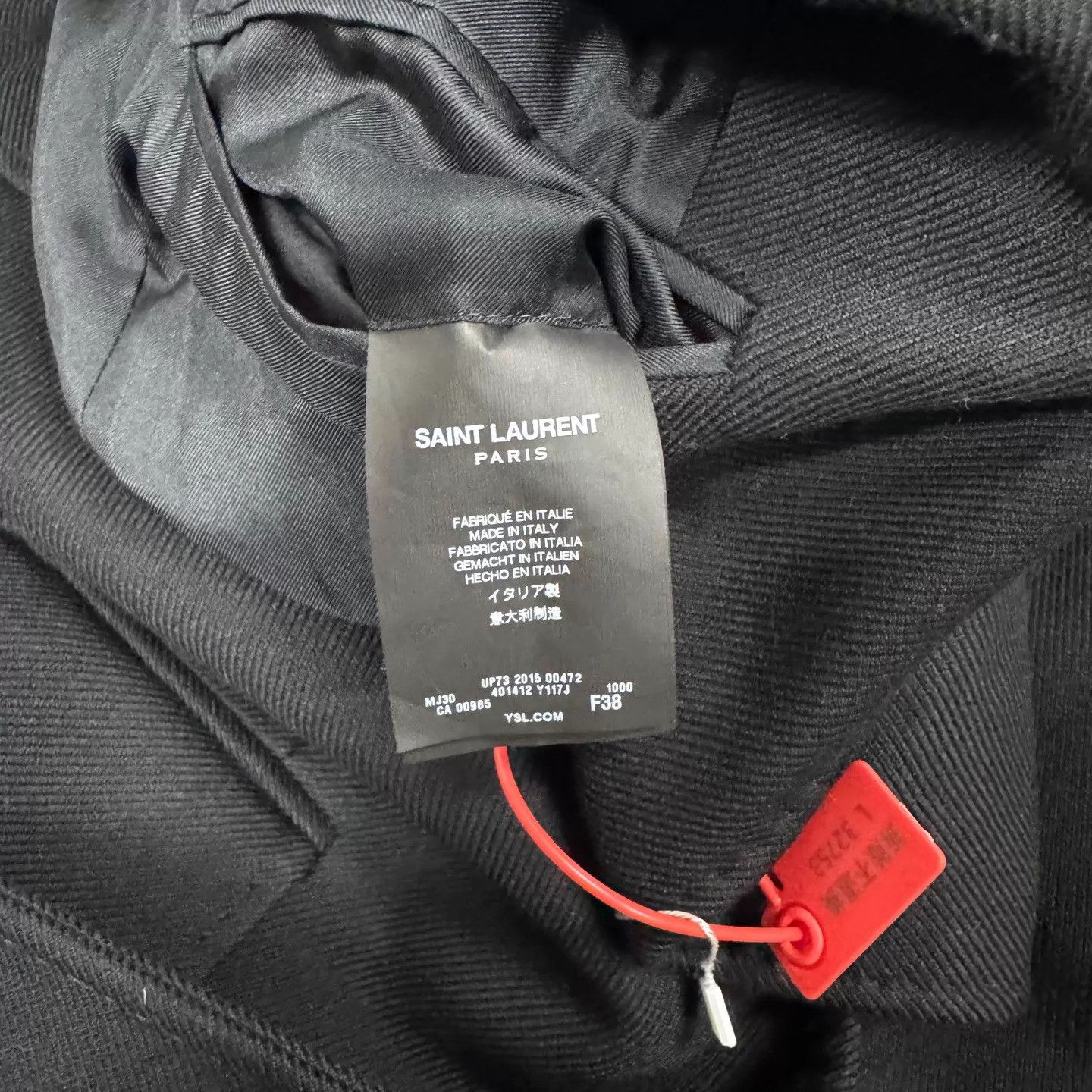 Saint Laurent Paris Saint Laurent Velvet Collar Longline Blazer Size 38 Size XS / US 0-2 / IT 36-38 - 7 Thumbnail