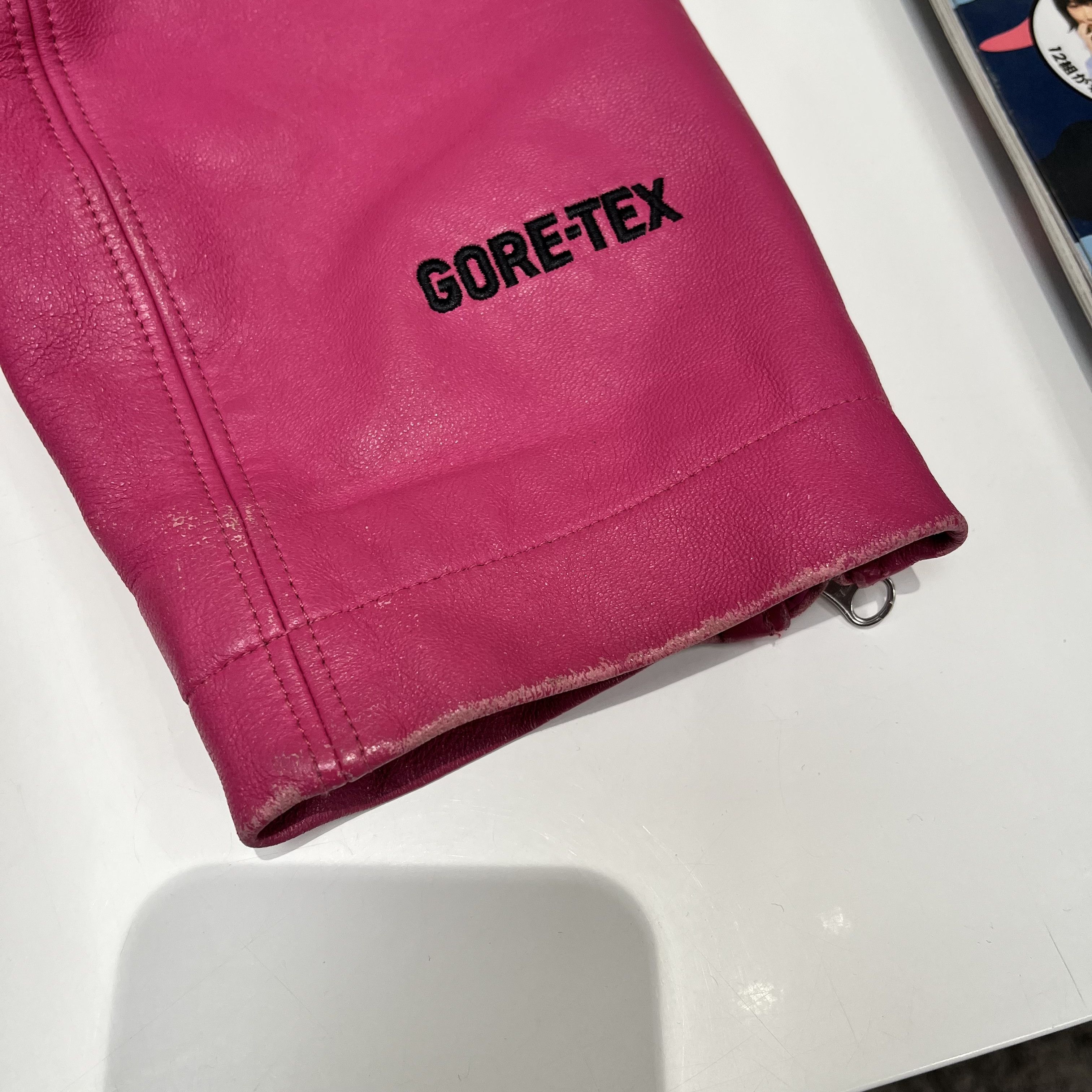 Supreme Supreme GORE-TEX Leather Jacket Magenta Size US S / EU 44-46 / 1 - 5 Thumbnail