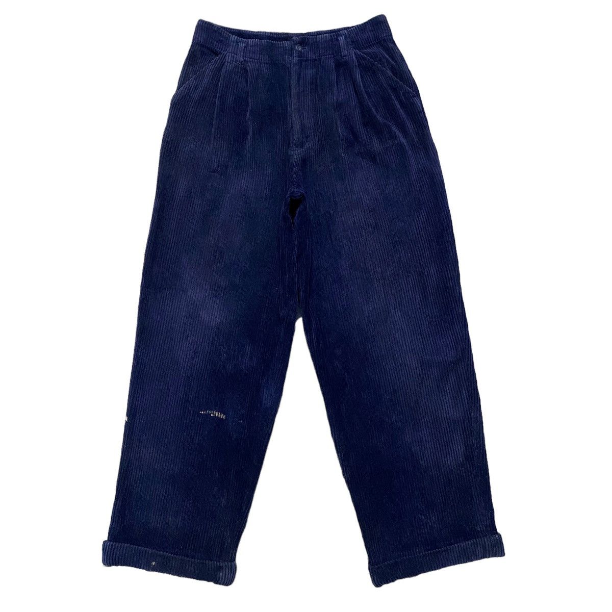 image of Vintage Hai Sporting Gear Corduroy Baggy Pants in Navy, Men's (Size 30)