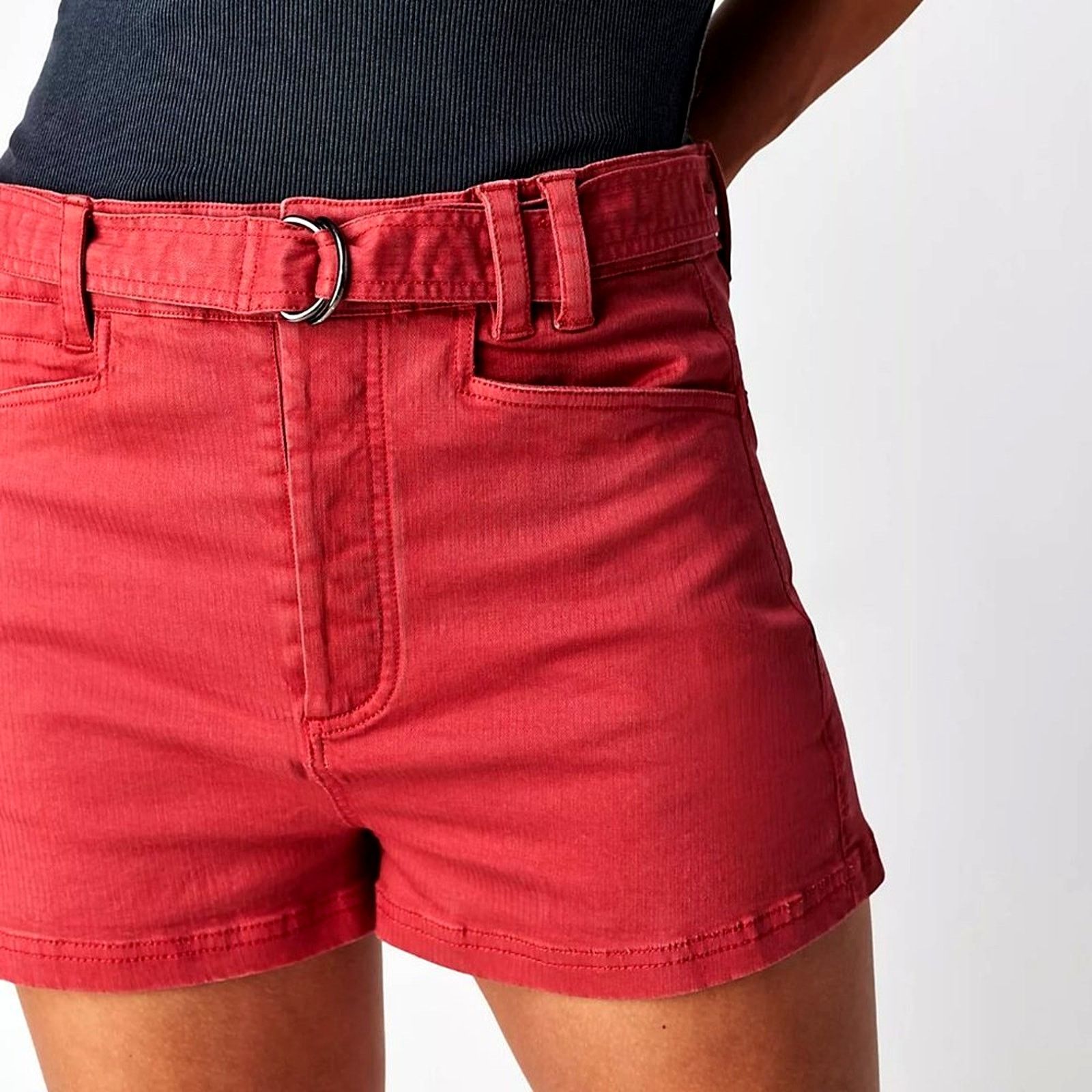 Free People Free People Riviera Shorties - Berry Twists - Size 12 Size 34" / US 12 / IT 48 - 5 Thumbnail