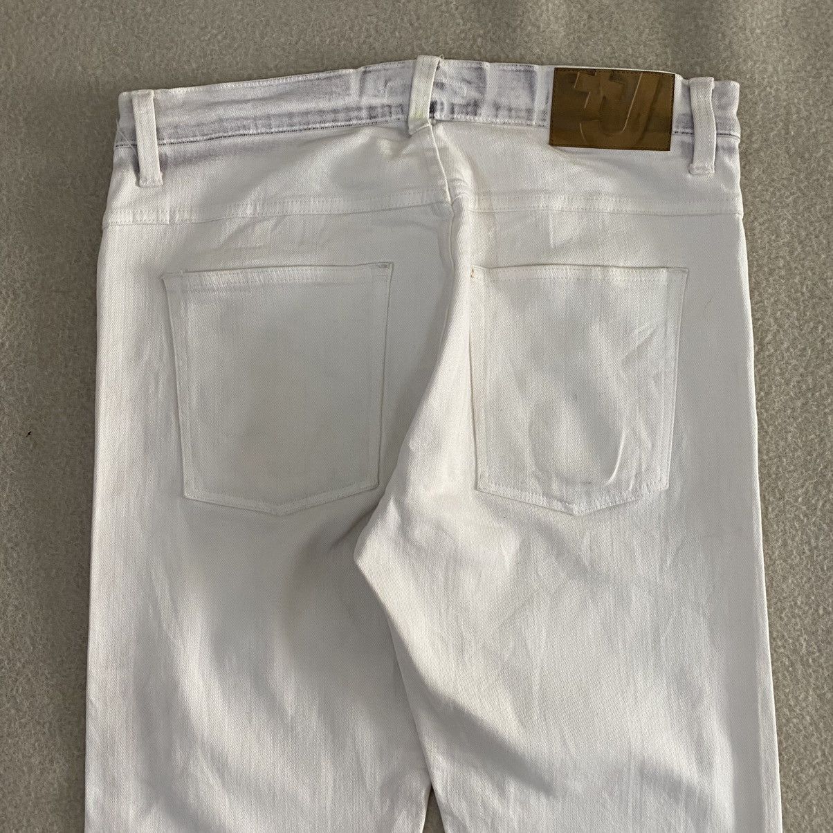 Japanese Brand × Jil Sander × Uniqlo Uniqlo x Jil Sander Dirty White Stretchable Jeans w32 Size US 32 / EU 48 - 6 Thumbnail