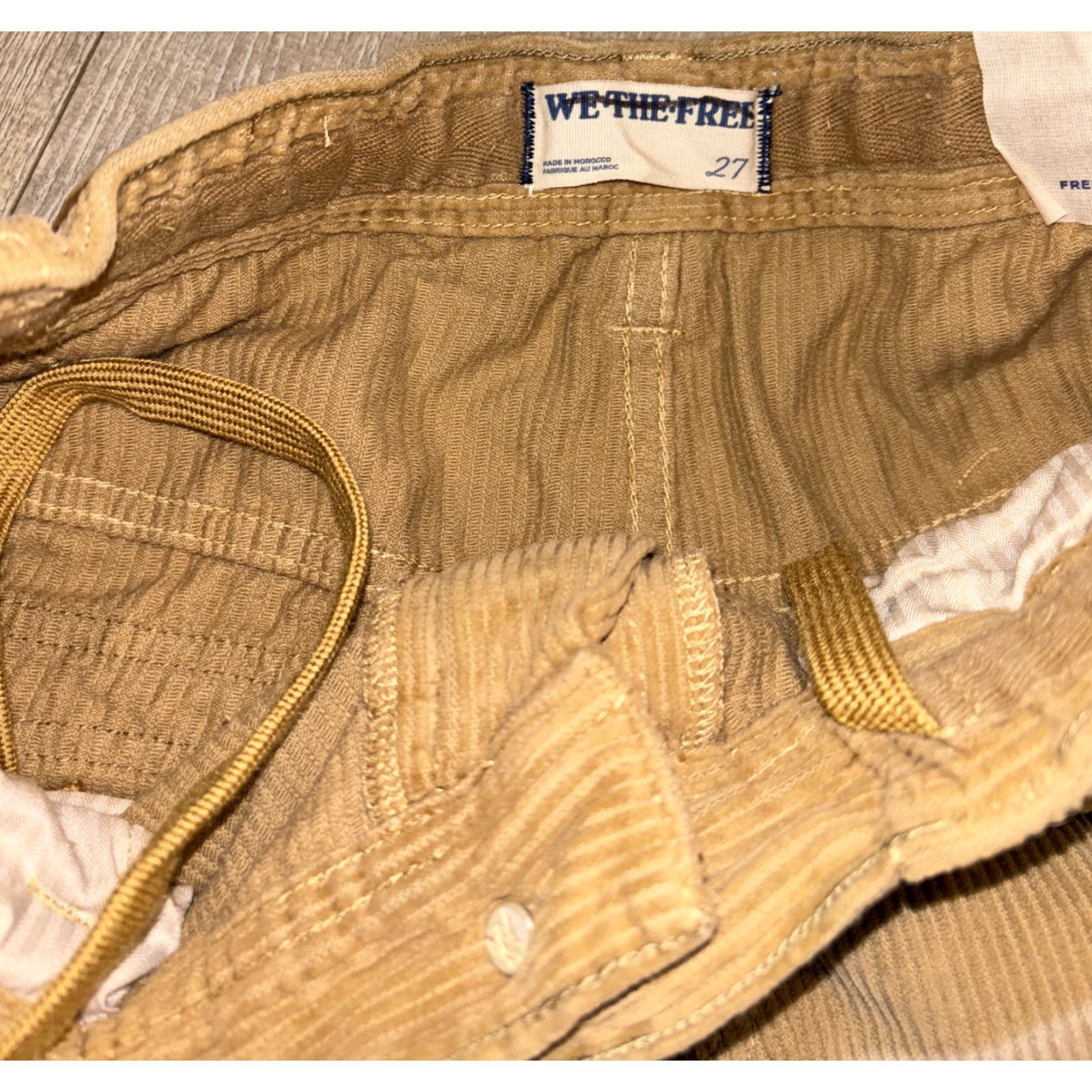 Free People Free People Pants Carpenter Straight leg 27 Tan Modern Vintage 90s Y2K Womens Size 27" / US 4 / IT 40 - 6 Thumbnail