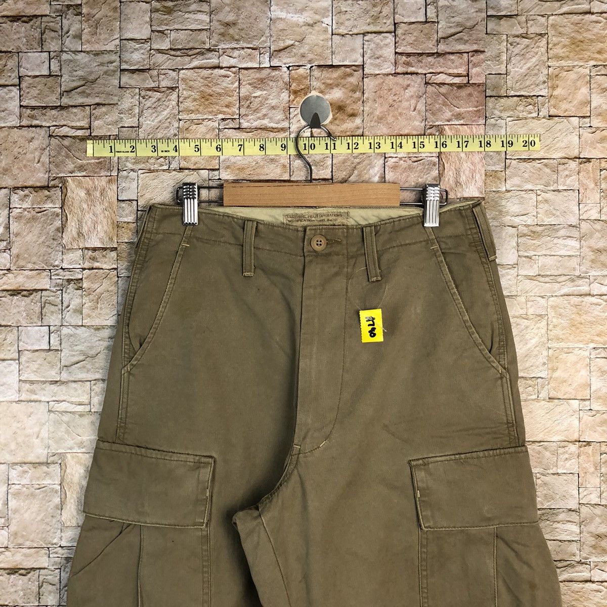 Japanese Brand Blue Way utility tactical Cargo Multipocket Pants #A740 Size US 29 - 4 Thumbnail