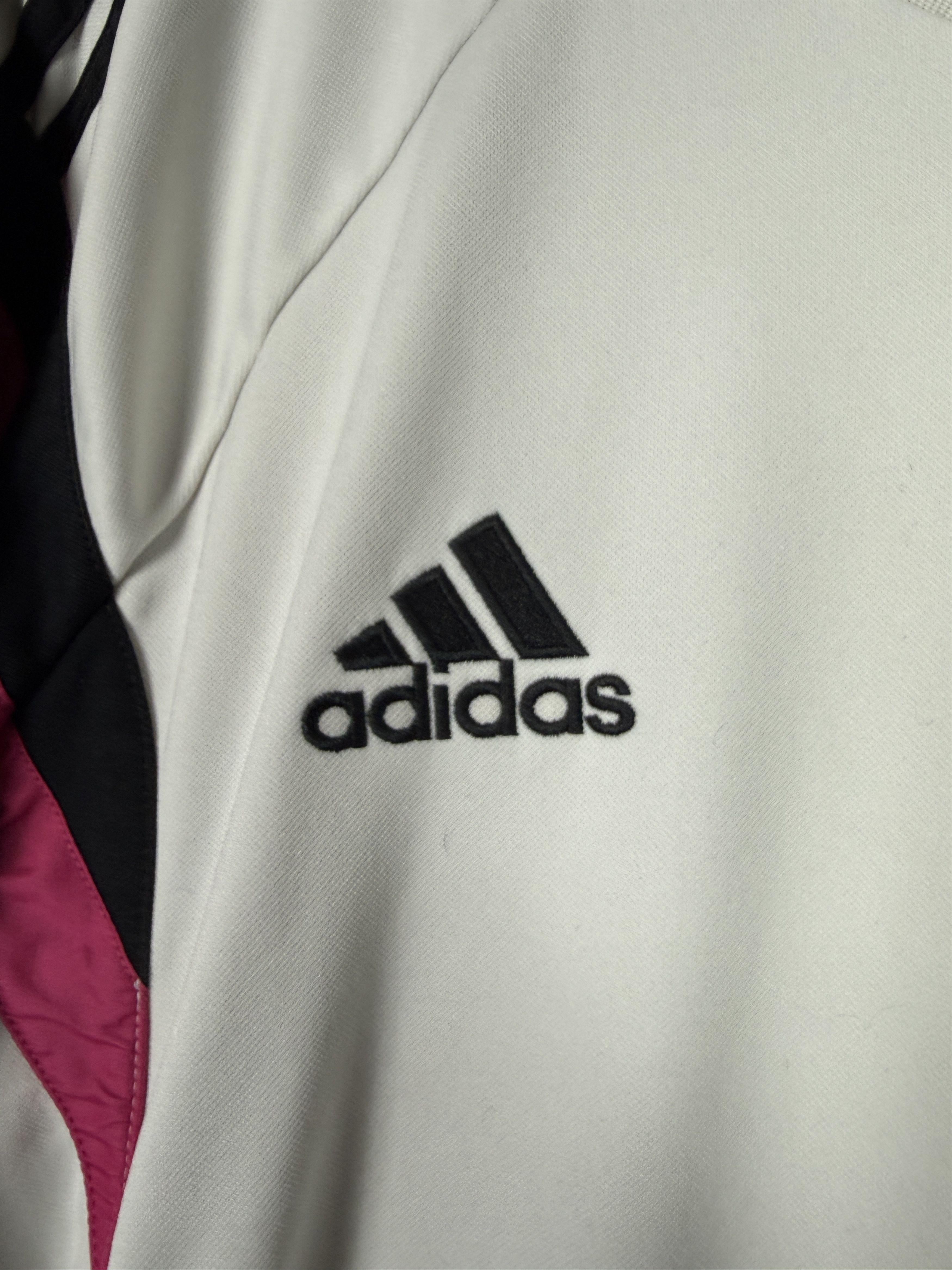 Adidas Adidas Real Madrid polyester sweatshirt white with stripes Size US L / EU 52-54 / 3 - 4 Thumbnail