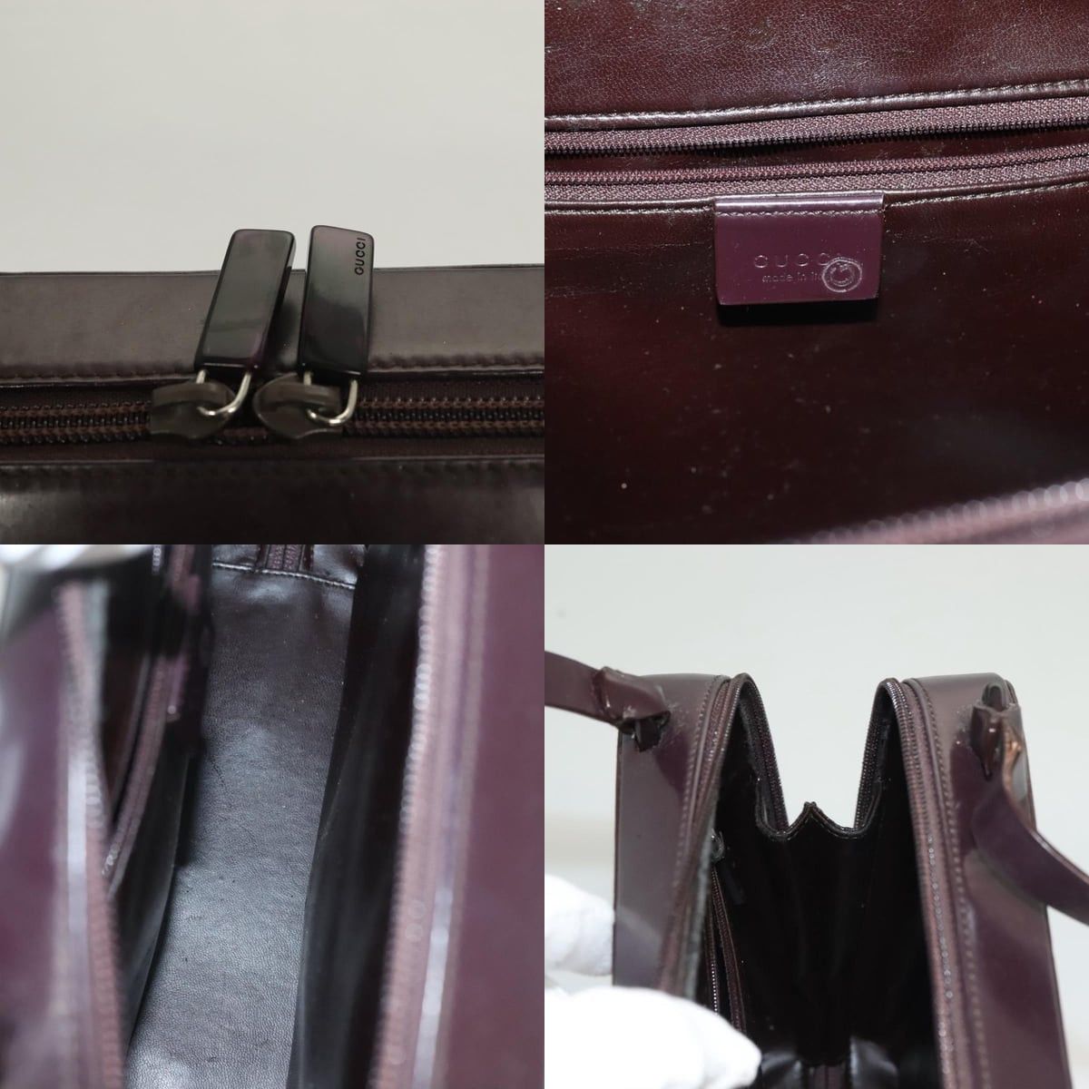 Gucci GUCCI Shoulder Bag Enamel Outlet Purple 001 3091 001 3091 Size ONE SIZE - 11 Thumbnail