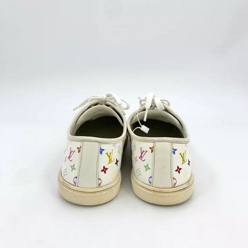 Louis Vuitton Louis Vuitton Beige logo presbyopic print lace-up board sn Size US 5 / IT 35 - 4 Thumbnail