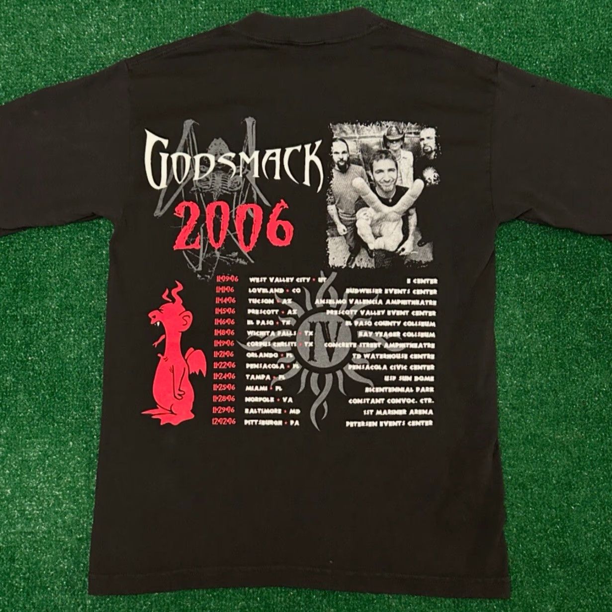 Vintage VINTAGE God Smack Band Tee 2006 Tour Shirt Mens S Black 90s Y2K Rock Metal Punk Grunge USA Shirt Mens S Size US S / EU 44-46 / 1 - 2 Thumbnail