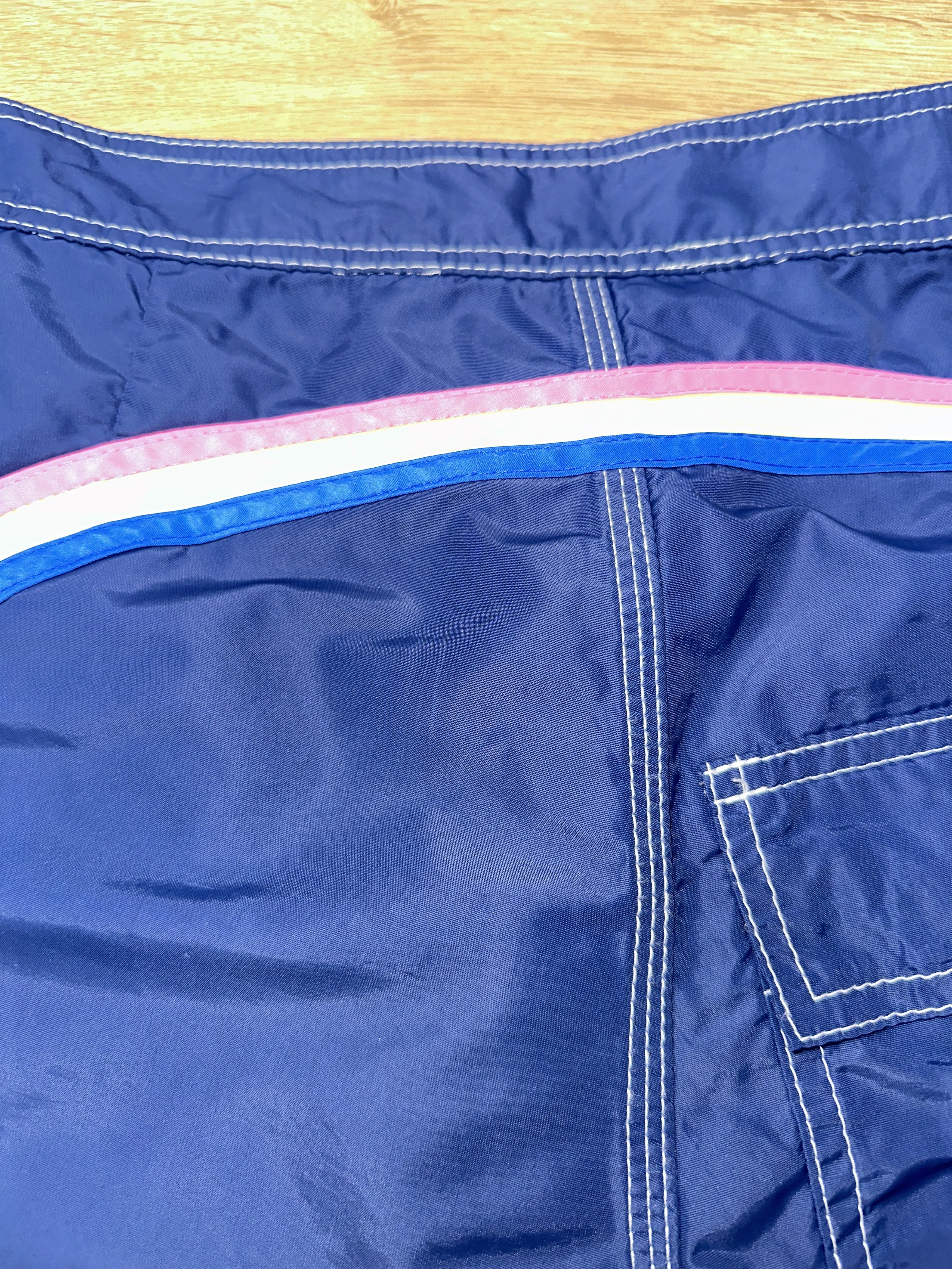 Sundek Sundek 33 Rainbow Striped Swim Shorts Surf Trunks Size 33 Size US 33 - 8 Thumbnail