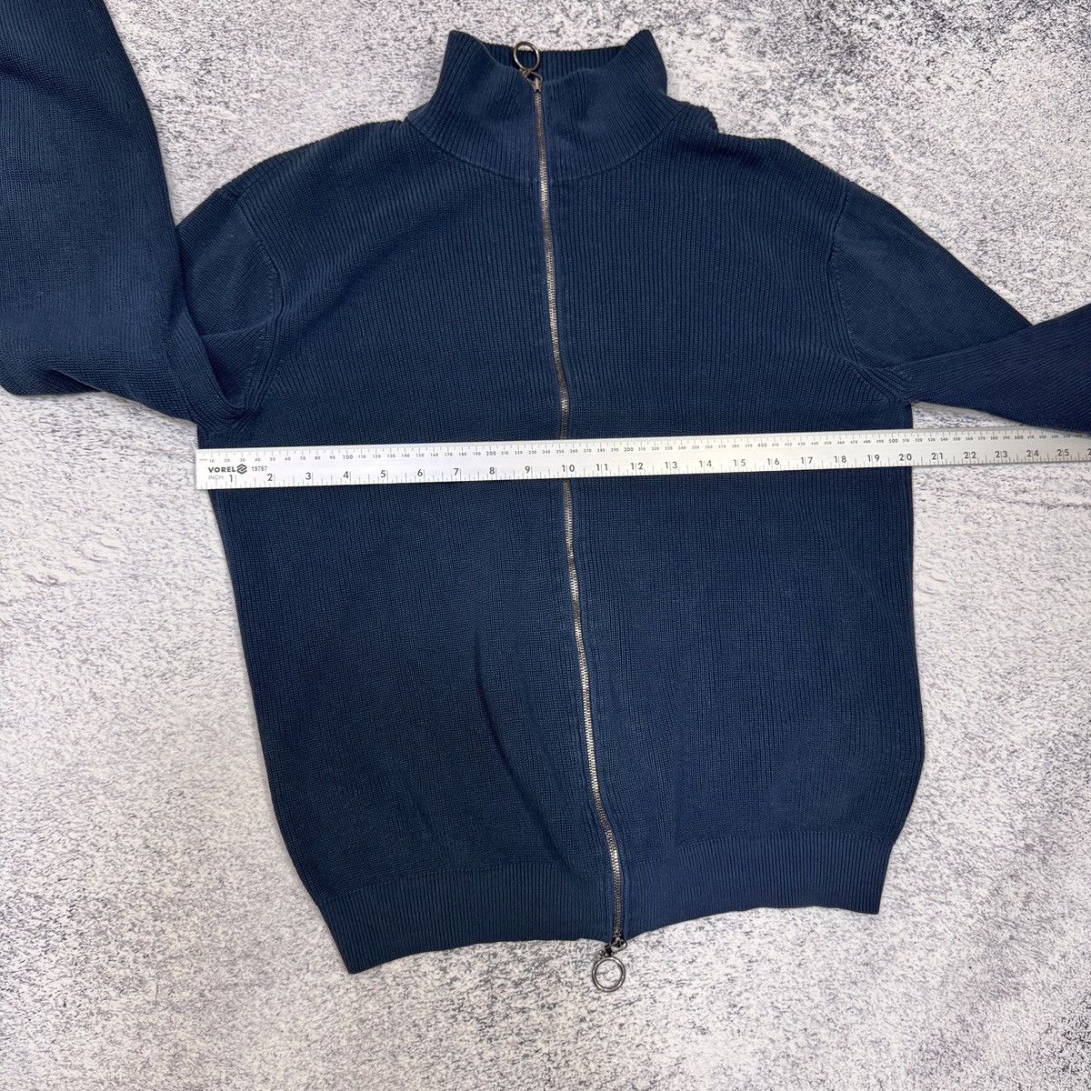Other Kangra Italy Full Zip Cotton Cardigan Sweater Blue M size Size US M / EU 48-50 / 2 - 12 Thumbnail