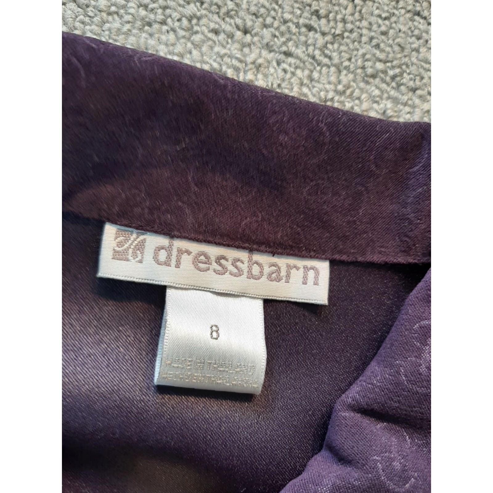 Vintage Dressbarn Blazer Women Size 8 Red Jacket Long Sleeve Button Classic Fall Regular Blazer Women Size M / US 6-8 / IT 42-44 - 4 Thumbnail
