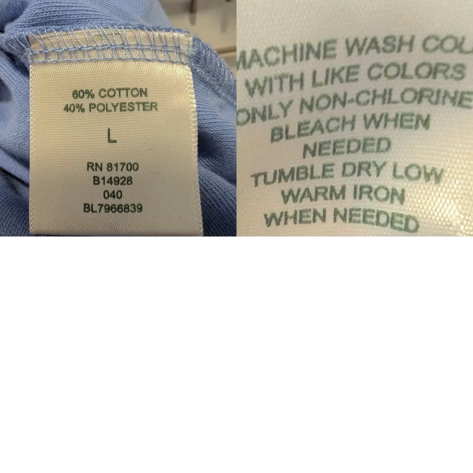 Blair Blair Short Sleeve Polo Shirt Light Blue Collared Button Pleated Tuck Women Size L Size L / US 10 / IT 46 - 8 Thumbnail