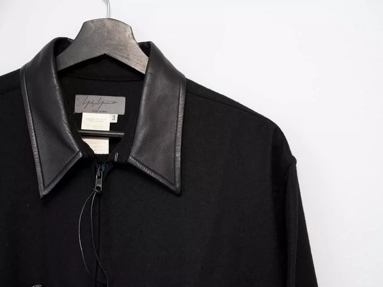 Yohji Yamamoto Yohji Yamamoto 2001AW Patchwork Zipper Sheepskin Shirt 2504 Size US L / EU 52-54 / 3 - 2 Thumbnail