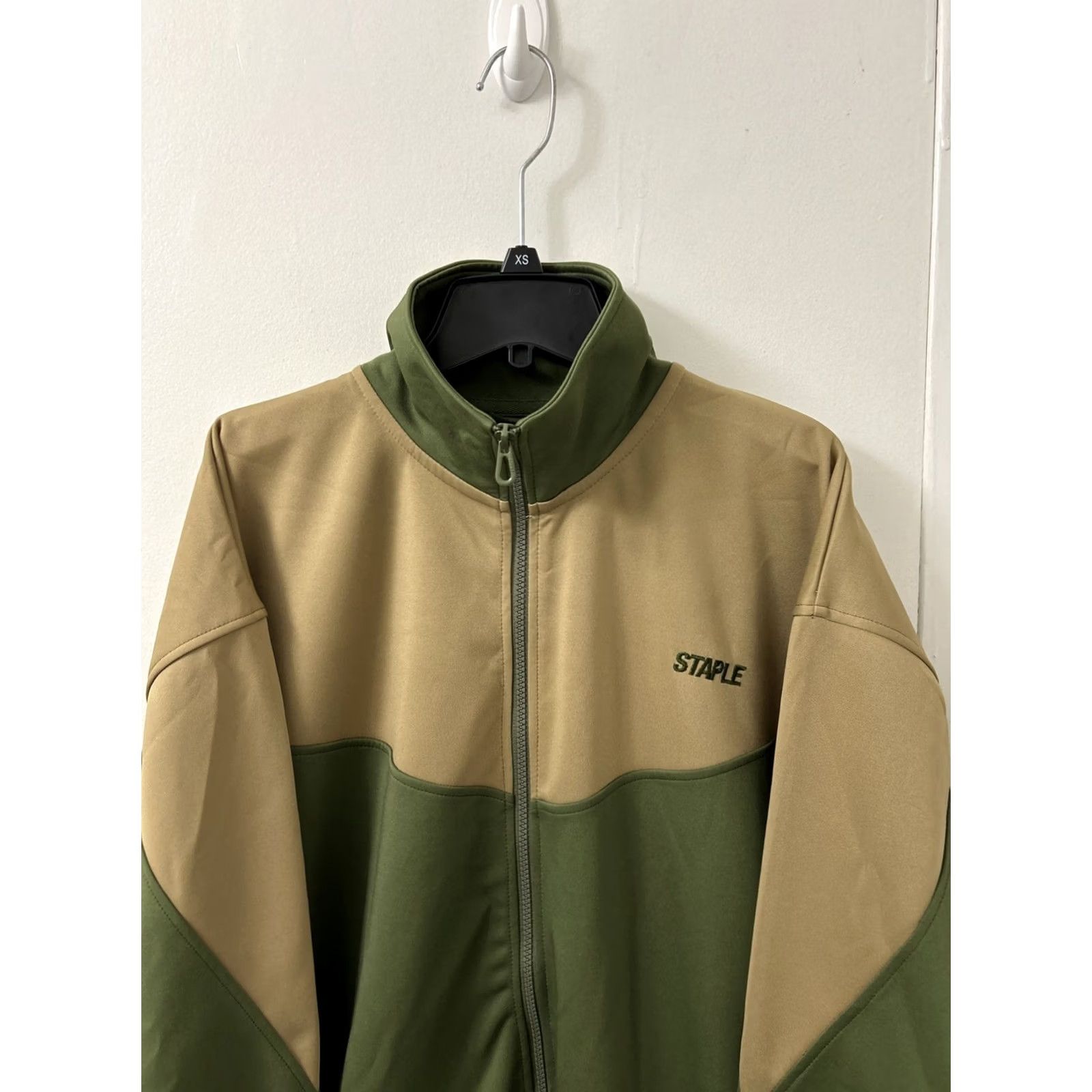 Vintage Staple Pigeon Jacket Mens M Green Full Zip Bomber Jacket 90s Hip Hop Long Coat Size US M / EU 48-50 / 2 - 2 Thumbnail