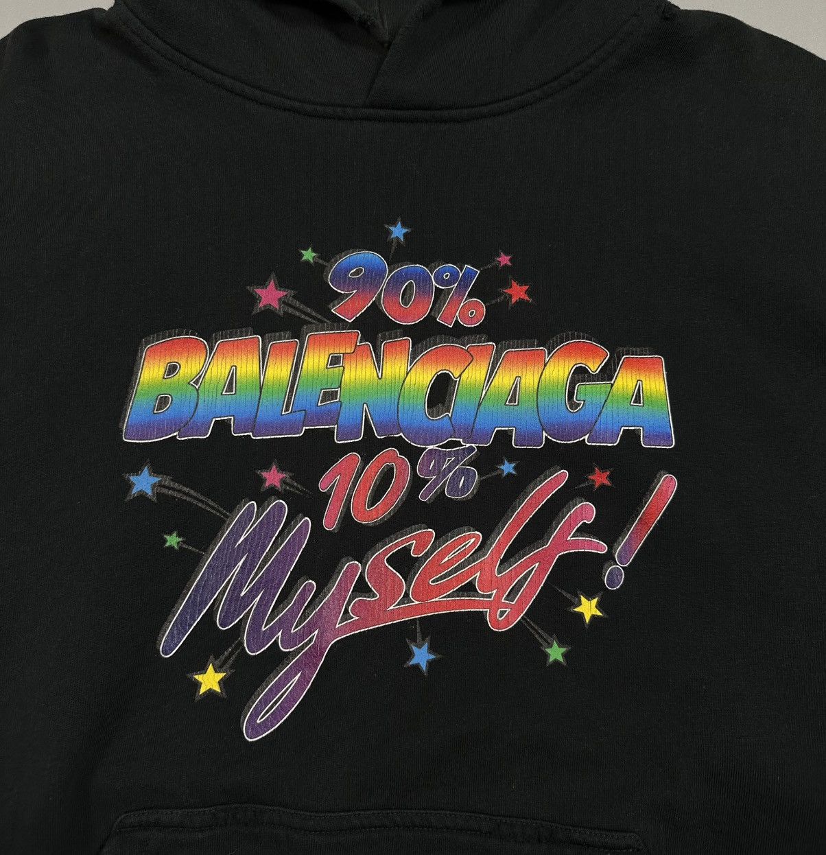 Balenciaga Balenciaga 90/10 Paint Splatter Distressed Hoodie Size US M / EU 48-50 / 2 - 4 Thumbnail