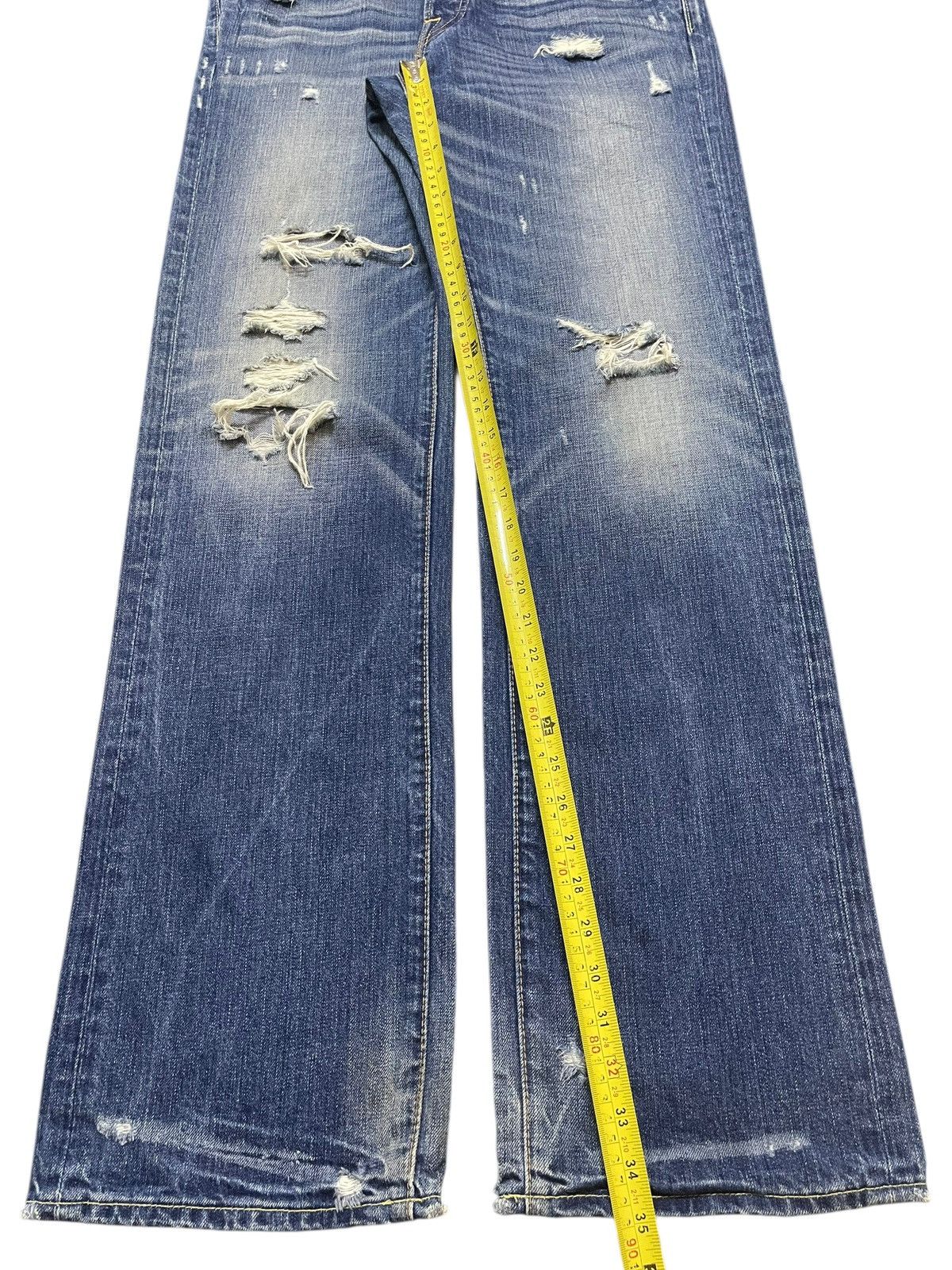 Abercrombie & Fitch Vintage Abercrombie & Fitch Faded Wash Distressed Baggy Jean Size US 34 / EU 50 - 15 Thumbnail