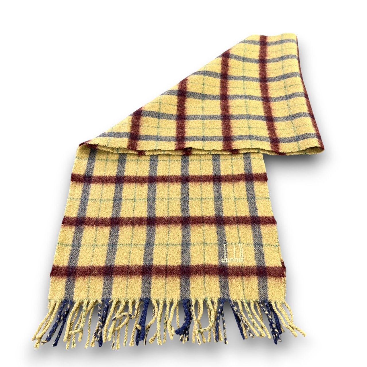 Vintage Vintage Dunhill Cashmere Scarf / Muffler / Neckwear T724 Size ONE SIZE - 3 Thumbnail