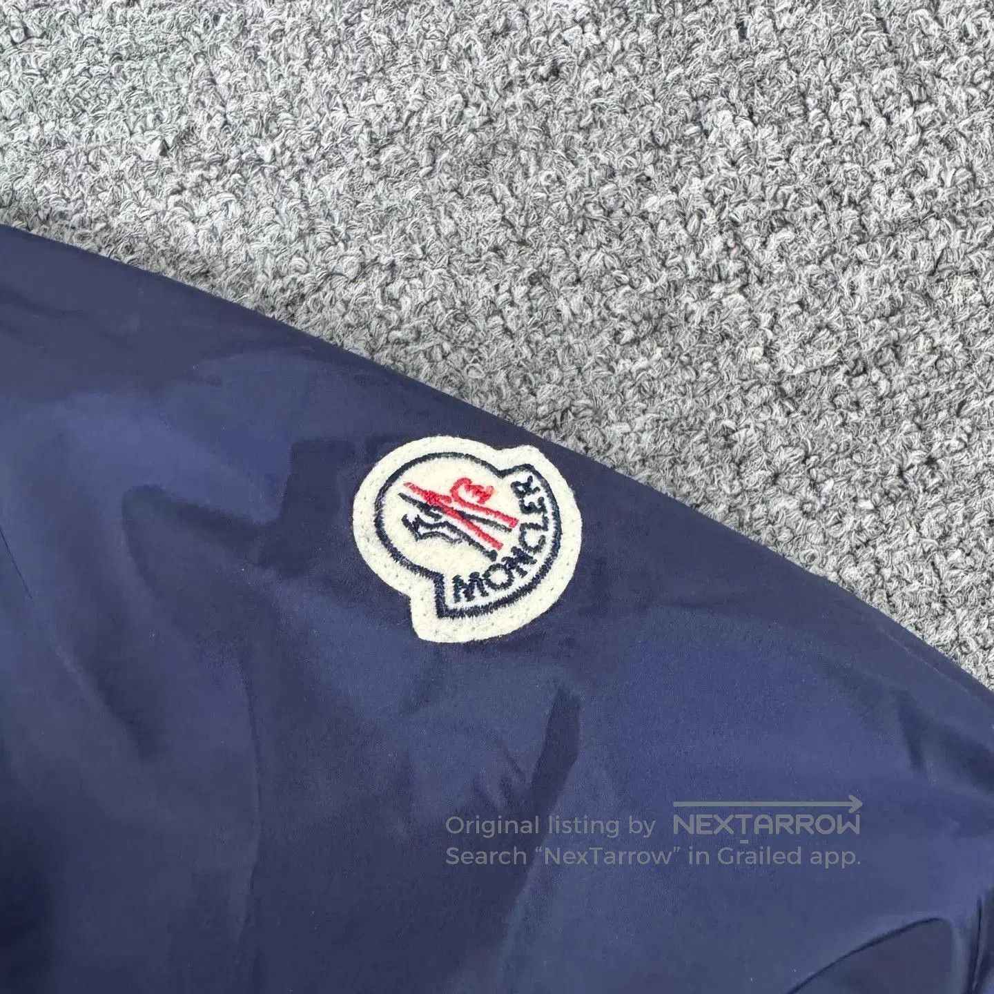 Moncler Blue Lightweight Zip-Front Jacket - XXL. Size US XXL / EU 58 / 5 - 3 Thumbnail