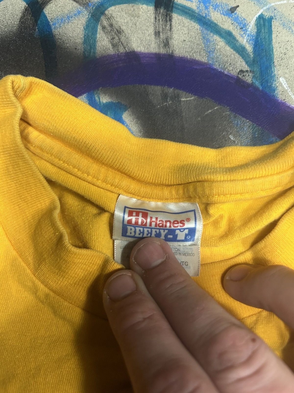 Hanes Hanes beefy tee Size US XL / EU 56 / 4 - 2 Thumbnail
