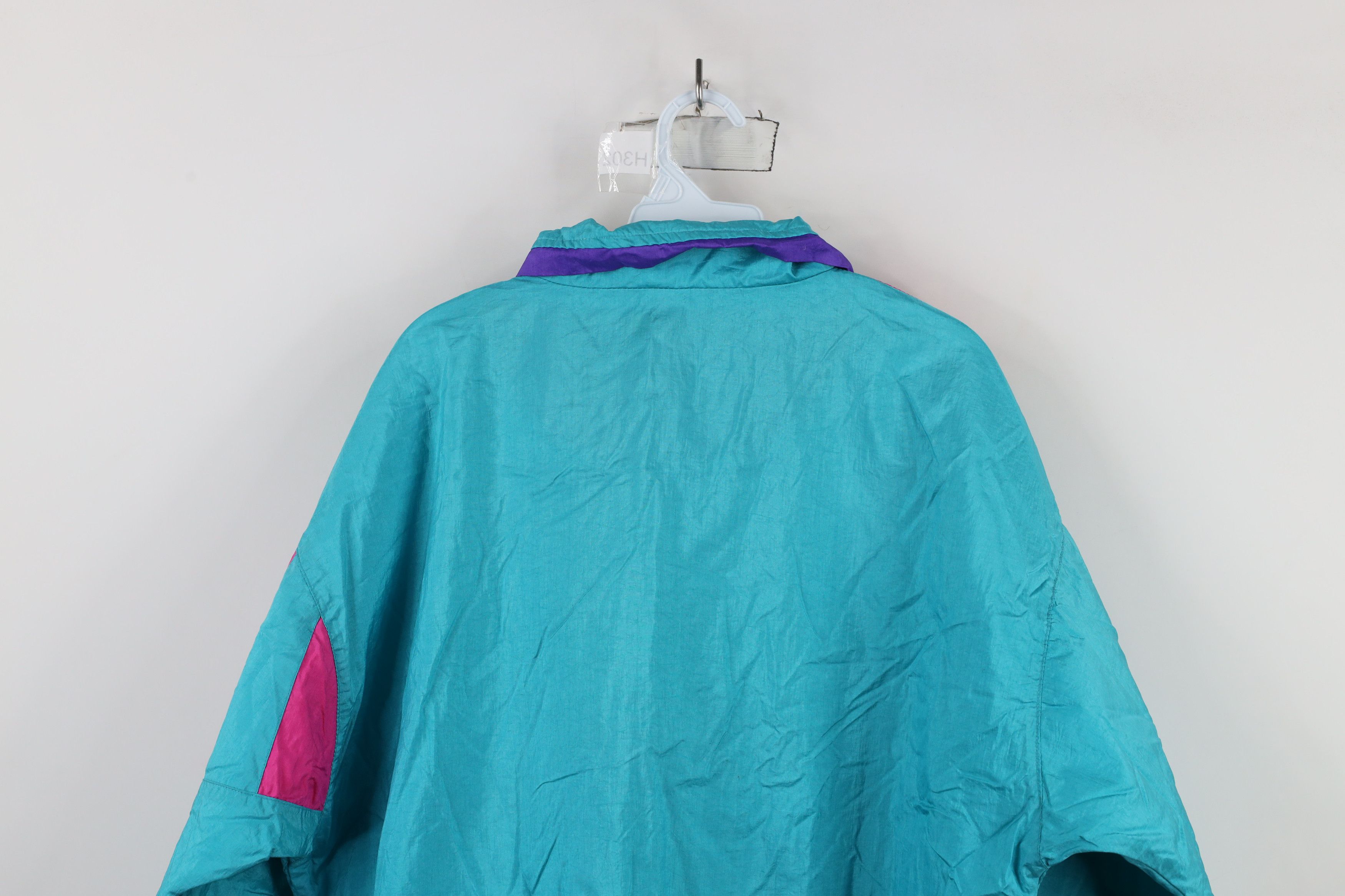 Vintage Vintage 90s Streetwear Lined Full Zip Windbreaker Jacket Size L / US 10 / IT 46 - 13 Thumbnail