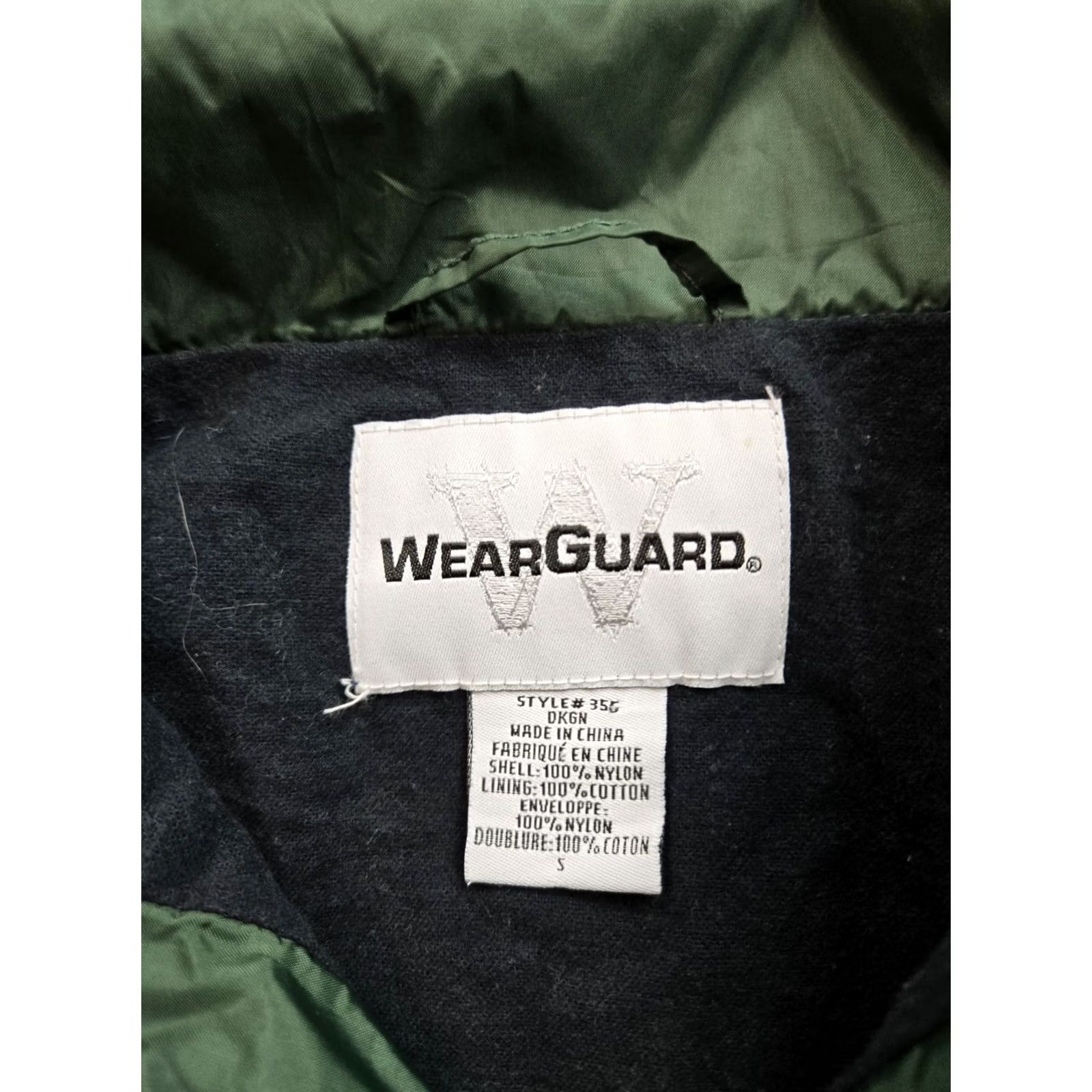 Ford VINTAGE WearGuard Windbreaker Jacket Mens S Green Snap Front Lined Nylon Mid-Length Casual Workwear Cars USA 90s? No Size US S / EU 44-46 / 1 - 5 Thumbnail