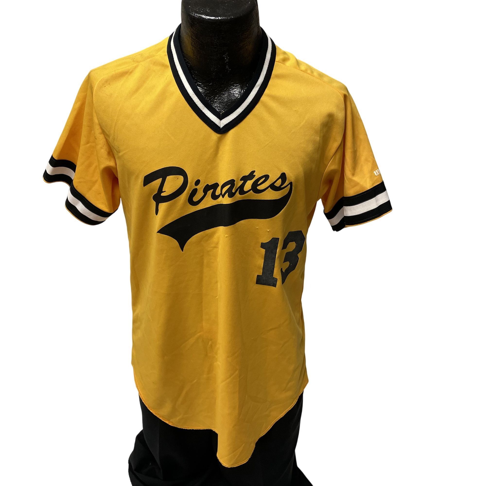 Wilson Vtg Wilsons V Neck Baseball Jersey PIRATES #13 Jersey Size US L / EU 52-54 / 3 - 2 Thumbnail