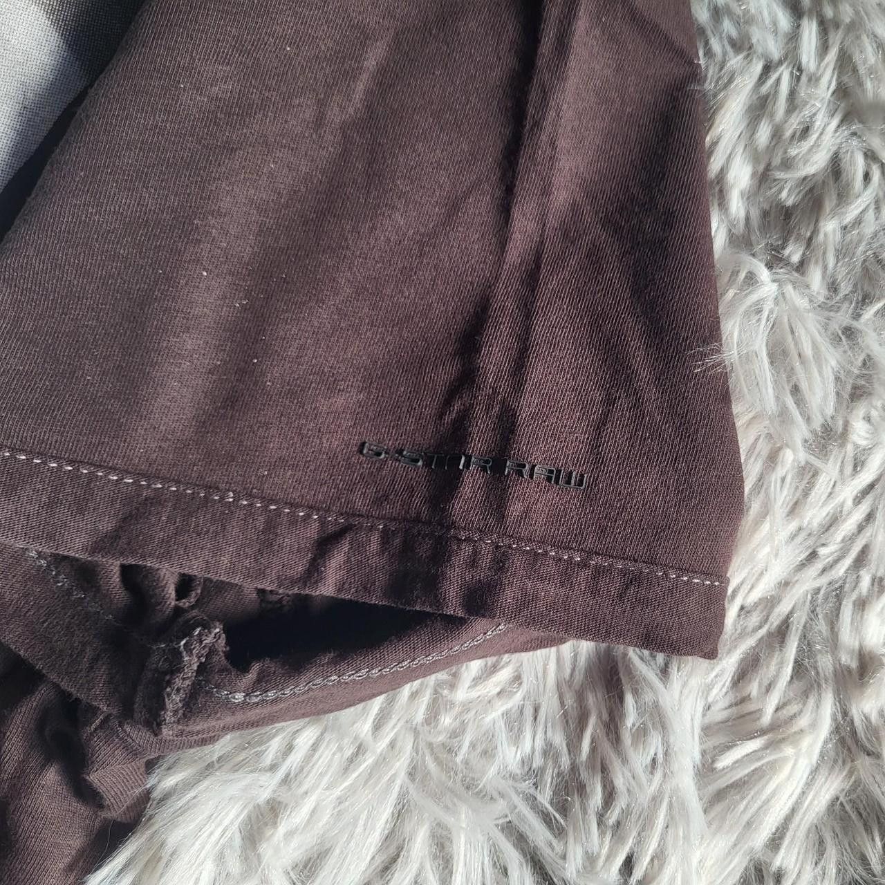 G-Star G-Star RAW Men's Grey and Brown T-shirt - Size L Size US L / EU 52-54 / 3 - 6 Thumbnail
