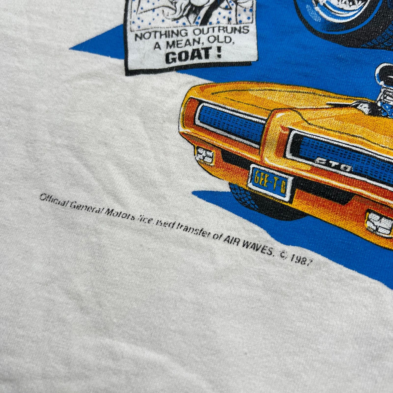 Vintage Vintage Pontiac GTO Shirt Men XL Gray 80s 1987 Racing Y2K Size US XL / EU 56 / 4 - 3 Thumbnail