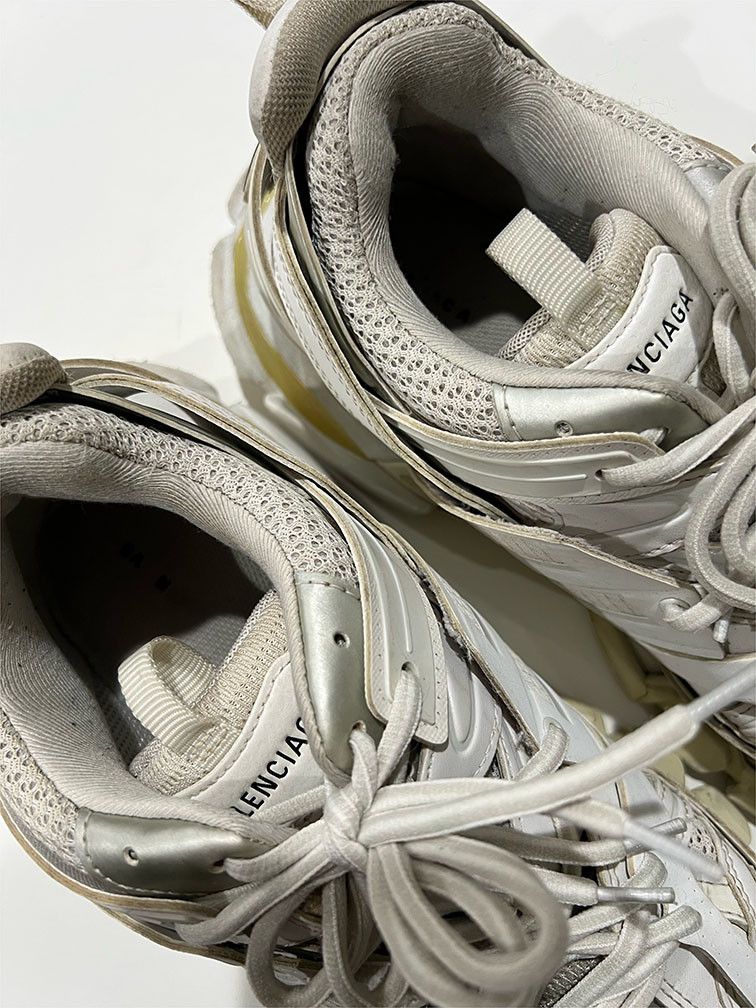 Balenciaga Balenciaga White Track Sneakers Size US 9 / EU 42 - 9 Thumbnail