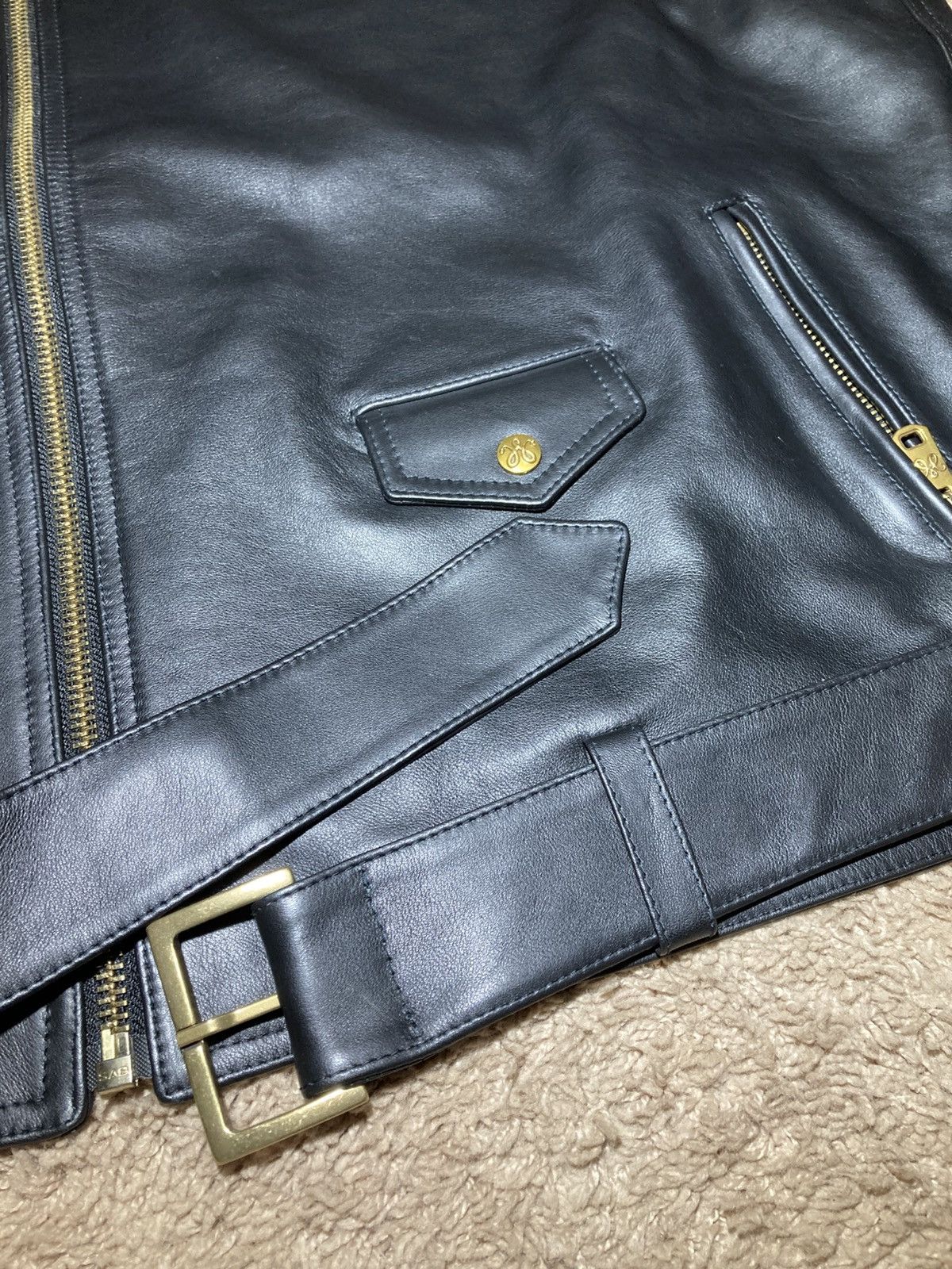 Willy Chavarria SS25 Willy Chavarria Belted Leather Vest Jacket America 2025 Size US M / EU 48-50 / 2 - 5 Thumbnail