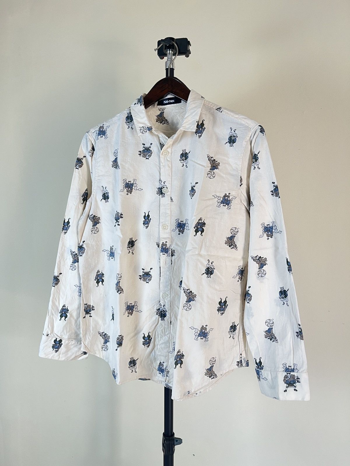 Issey Miyake Ne-net By Issey Miyake Full Printed Shirt Size US S / EU 44-46 / 1 - 1 Thumbnail
