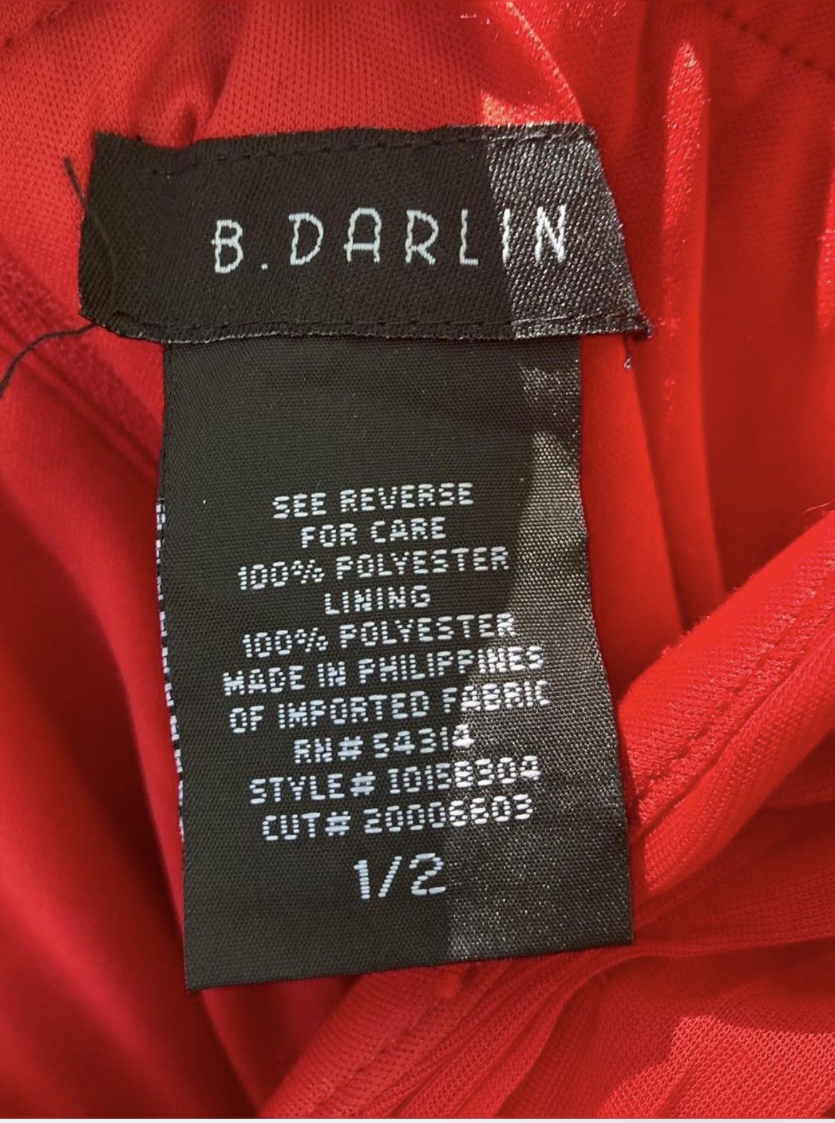 Other B Darlin Vibrant Red Maxi Dress with Embellishments Size XS / US 0-2 / IT 36-38 - 6 Thumbnail