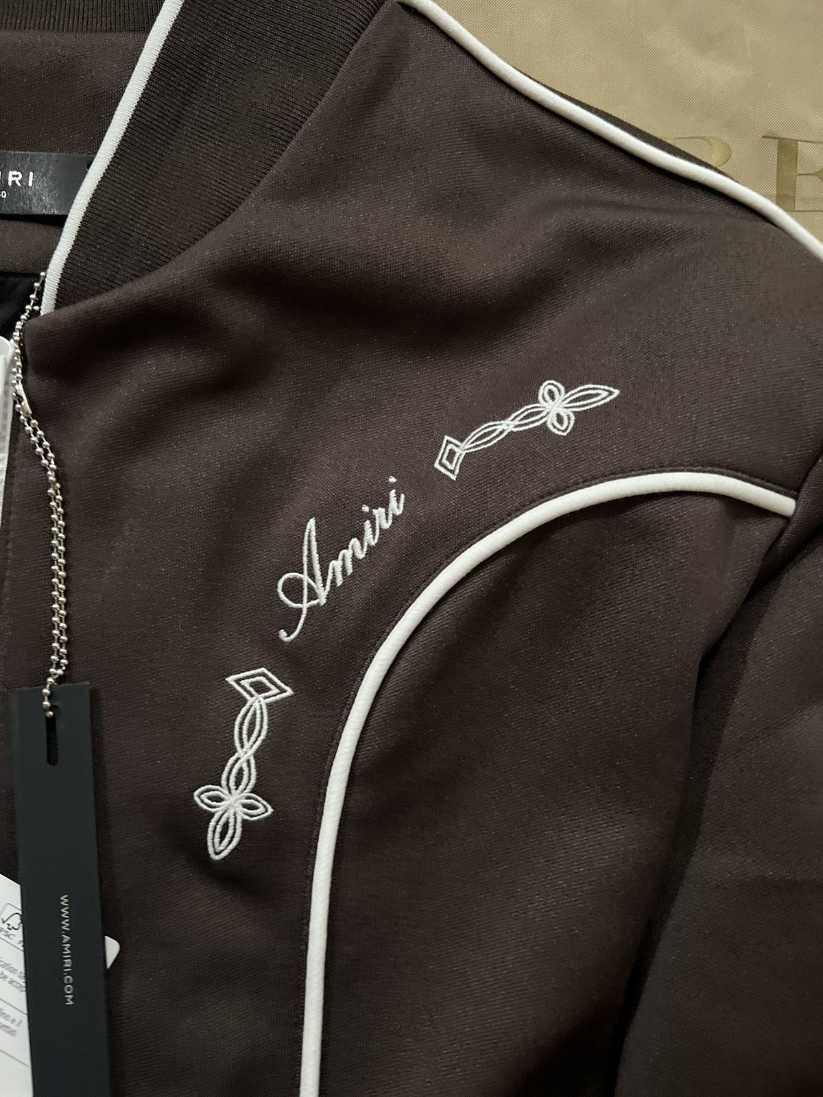 Amiri AMIRI Western Logo-embroidered Track Jacket size 50 $1500 Size US M / EU 48-50 / 2 - 2 Thumbnail