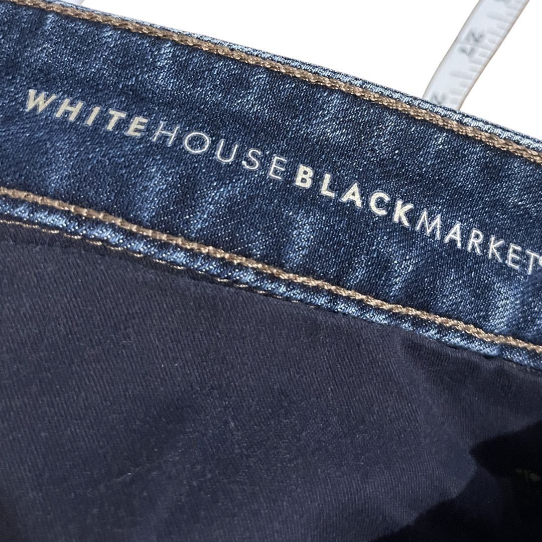 White House Black Market The Straight Crop Denim Women Jeans Size 8 Casual Chic Size 30" / US 8 / IT 44 - 5 Thumbnail
