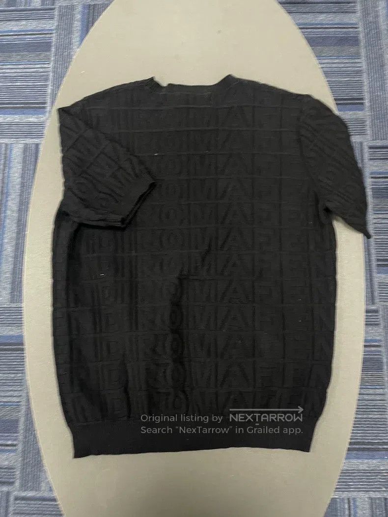 Fendi Fendi Embroidered Logo Knit Crewneck Sweater - Black Size US L / EU 52-54 / 3 - 2 Thumbnail