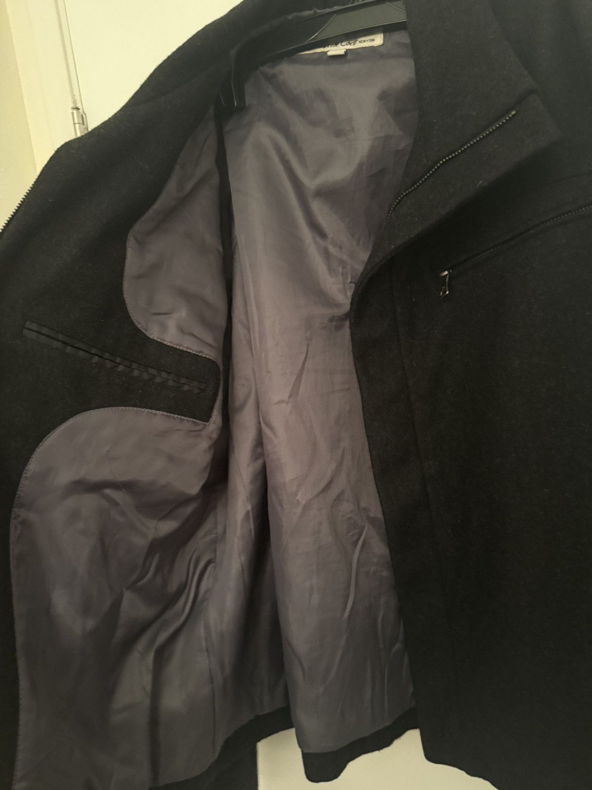 Kenneth Cole Kenneth Cole Wool Zip Up Coat Size US L / EU 52-54 / 3 - 4 Thumbnail