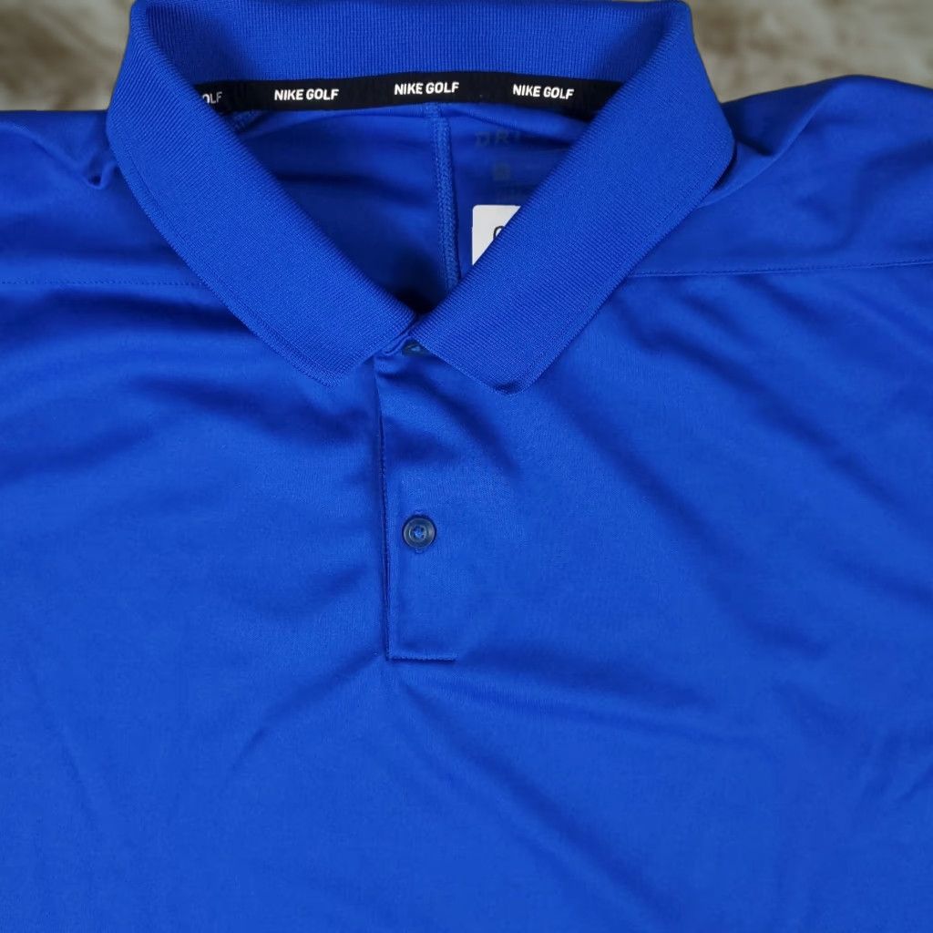 Nike Nike Polo Shirt Mens 2XL Blue Short Sleeve Polo Nike Golf Casual Shirt MENS Size US XXL / EU 58 / 5 - 1 Thumbnail