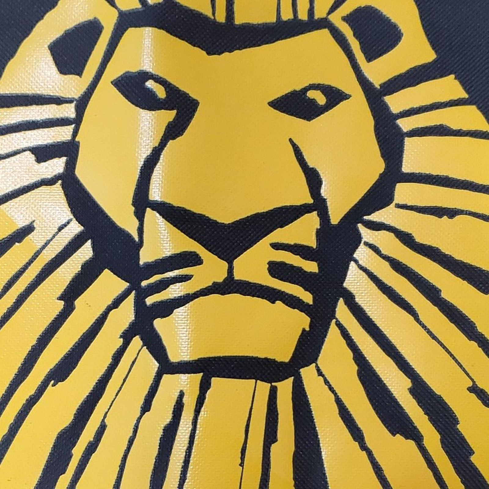 Disney Disney's The Lion King Black Broadway Musical Zip Tote Bag! Size ONE SIZE - 6 Thumbnail
