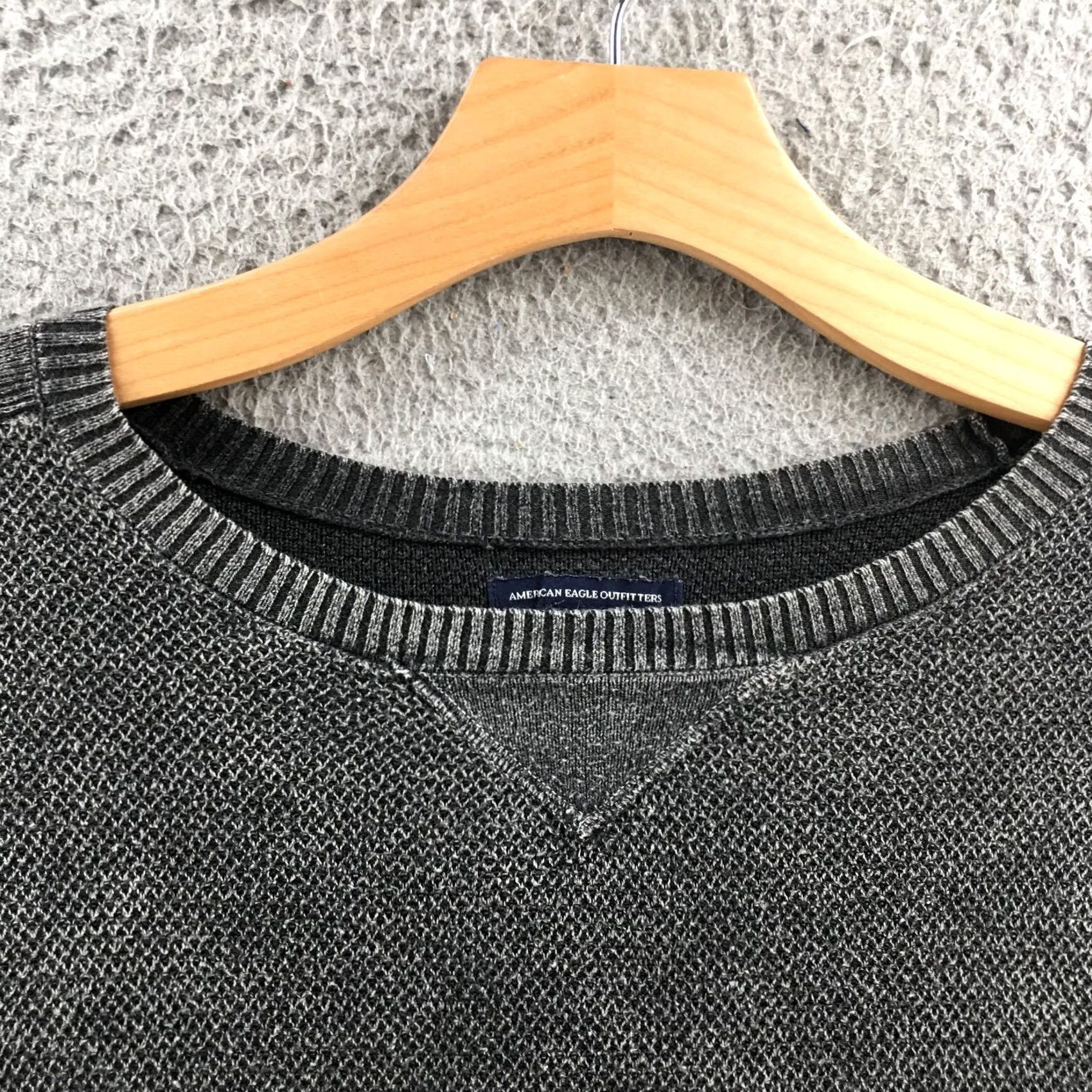 American Eagle Outfitters American Eagle Outfitters Sweater Womens M Gray Cotton Blend Long Sleeve Crew Size M / US 6-8 / IT 42-44 - 3 Thumbnail