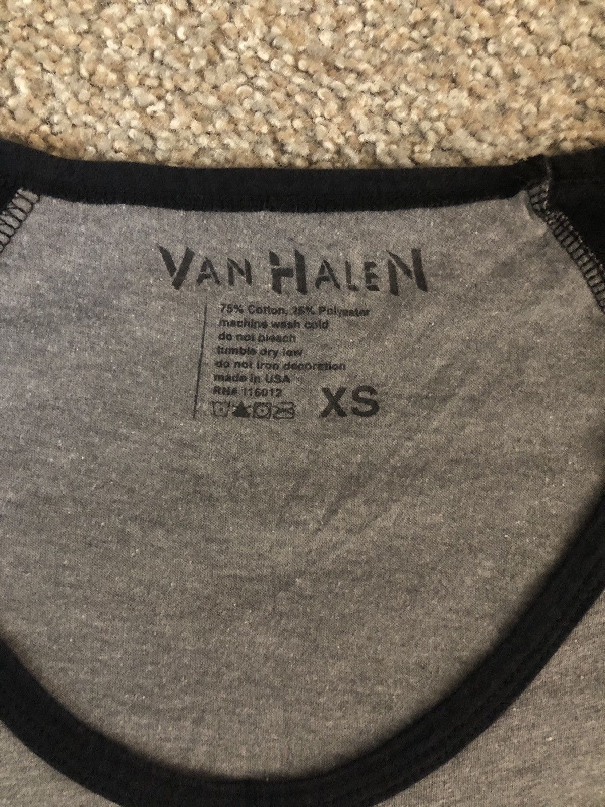 Vintage Blackheart Van Halen Band T-Shirt Size XS / US 0-2 / IT 36-38 - 4 Thumbnail