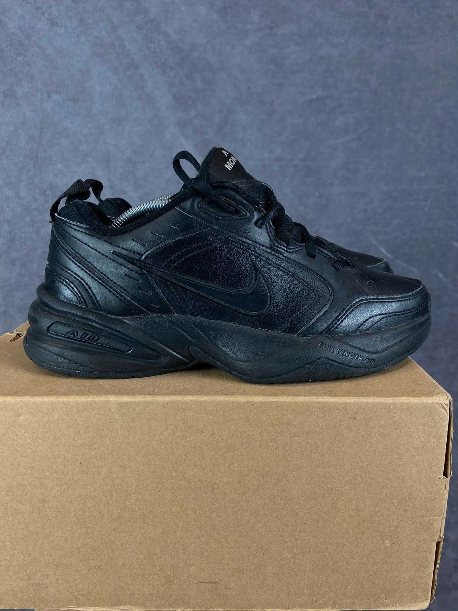 Nike Nike Air Monarch Black Sneakers 40.5 Size US 7.5 / EU 40-41 - 5 Thumbnail