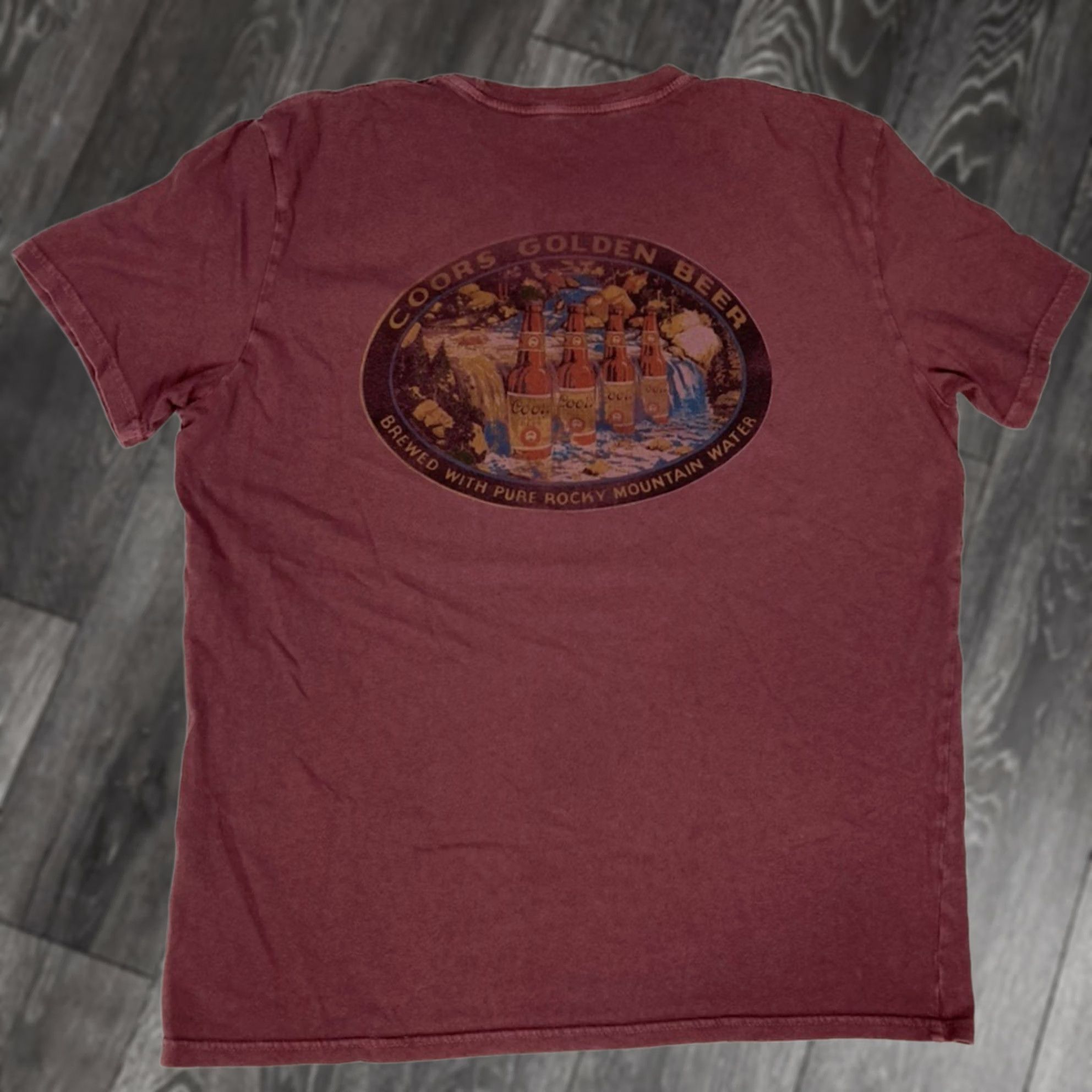 Vintage Coors Graphic T-shirt Men L Red Short Sleeve Vintage Logo Beer Retro Size US L / EU 52-54 / 3 - 1 Thumbnail