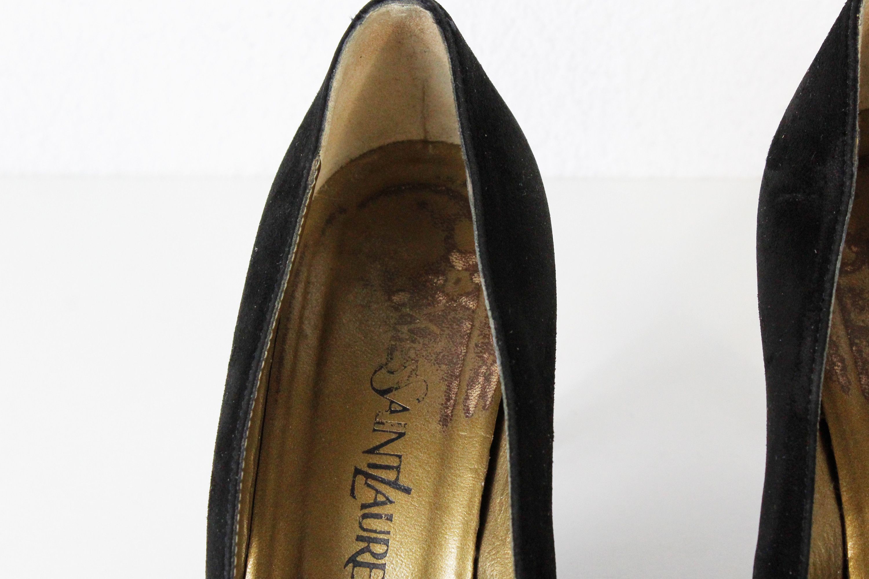 Saint Laurent Paris Yves Saint Laurent by Tom Ford Era Suede Heels Shoes Size US 6.5 / IT 36.5 - 6 Thumbnail