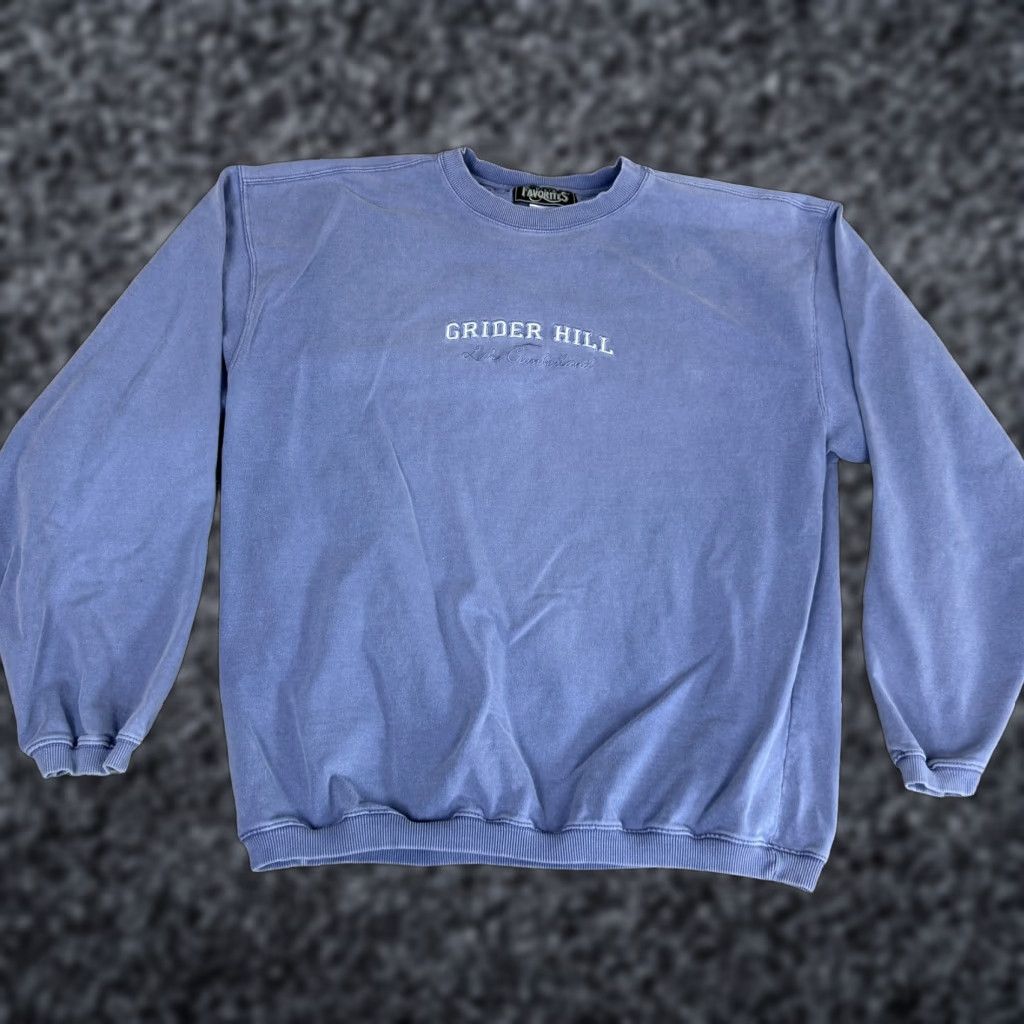 Vintage VINTAGE Grider Hill Lake Cumberland Sweatshirt Mens XL Kentucky Blue Fleece Embroidered Graphic Print Size US XL / EU 56 / 4 - 1 Thumbnail