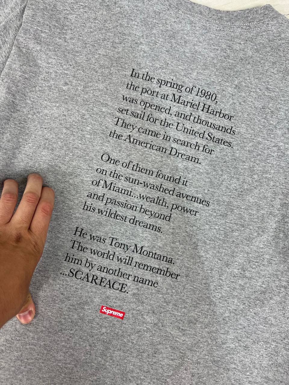 Supreme Supreme Scarface Friend Tee Size US L / EU 52-54 / 3 - 8 Thumbnail