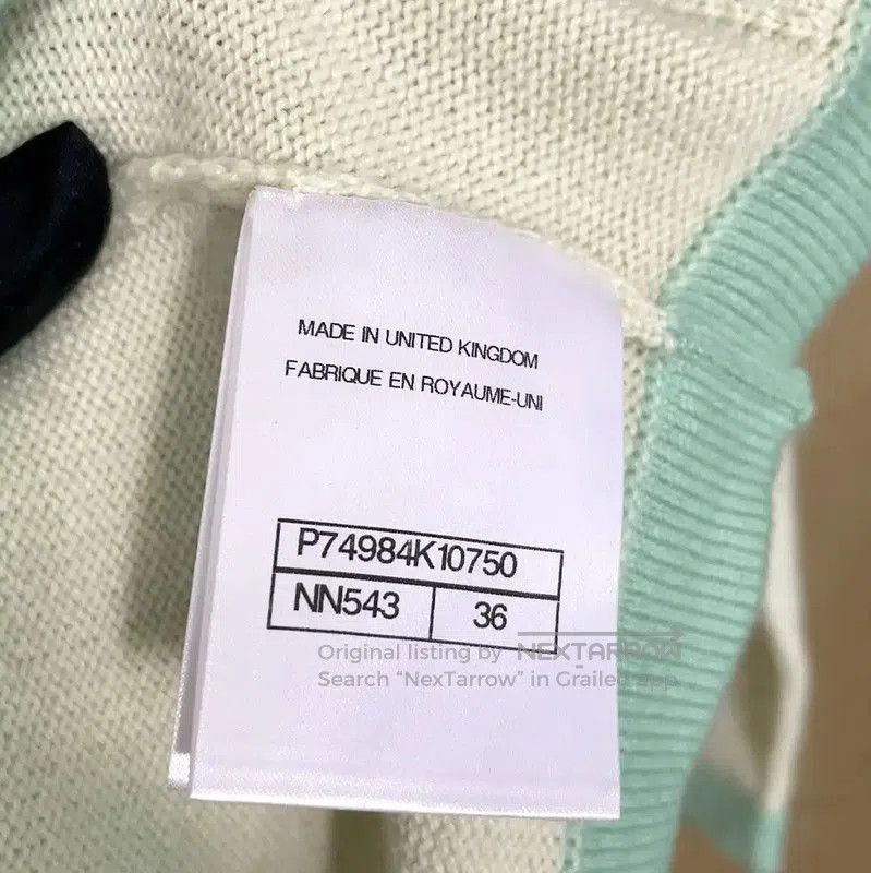 Chanel Chanel Spring Green Cashmere Off-Shoulder Sweater . Size S / US 4 / IT 40 - 8 Thumbnail